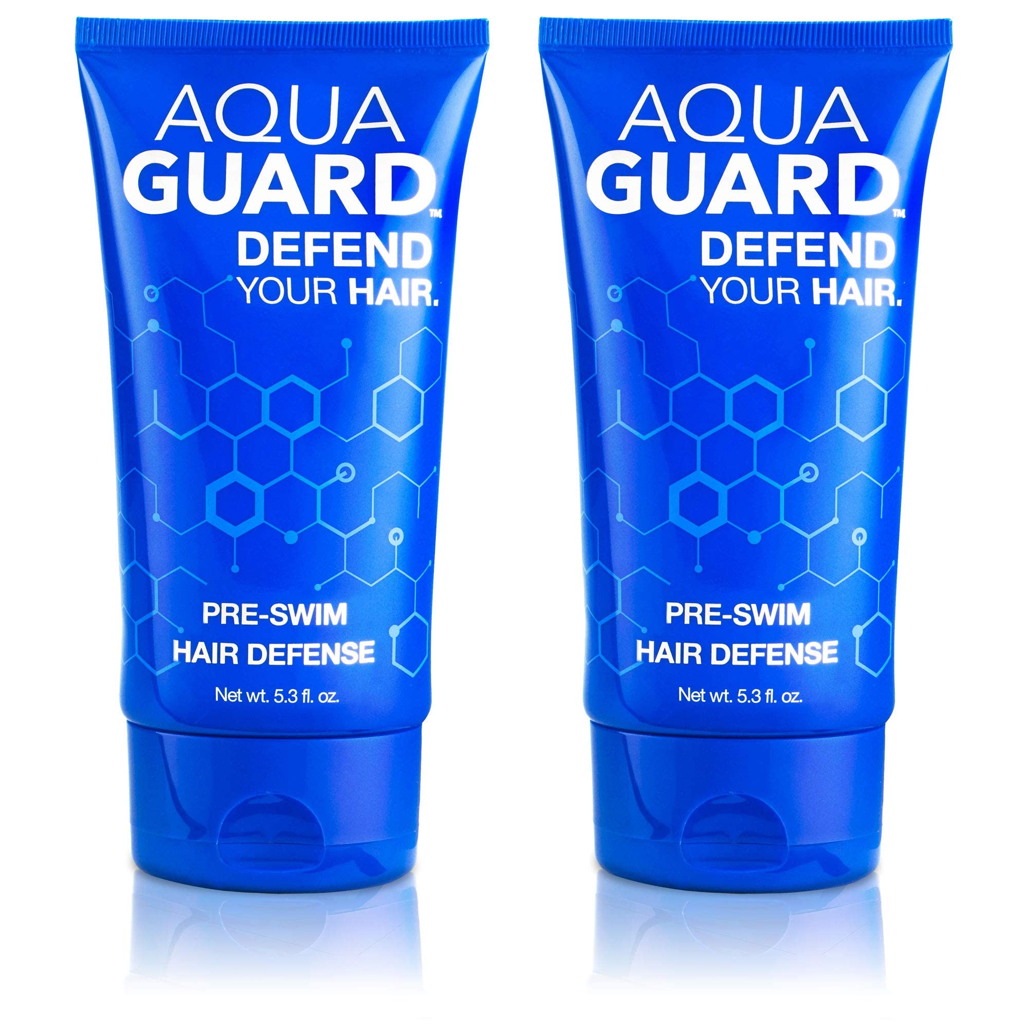 Pre-Swim Hair Defense | Prevents Chlorine Damage + Softens Hair | Made in California | Color Safe, Great Scent | 5.3 oz (2 Pack)