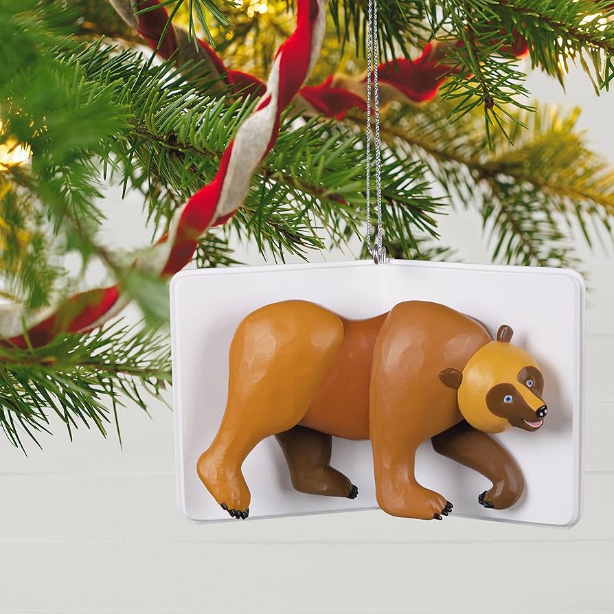 Brown bear christmas decorations Clearance