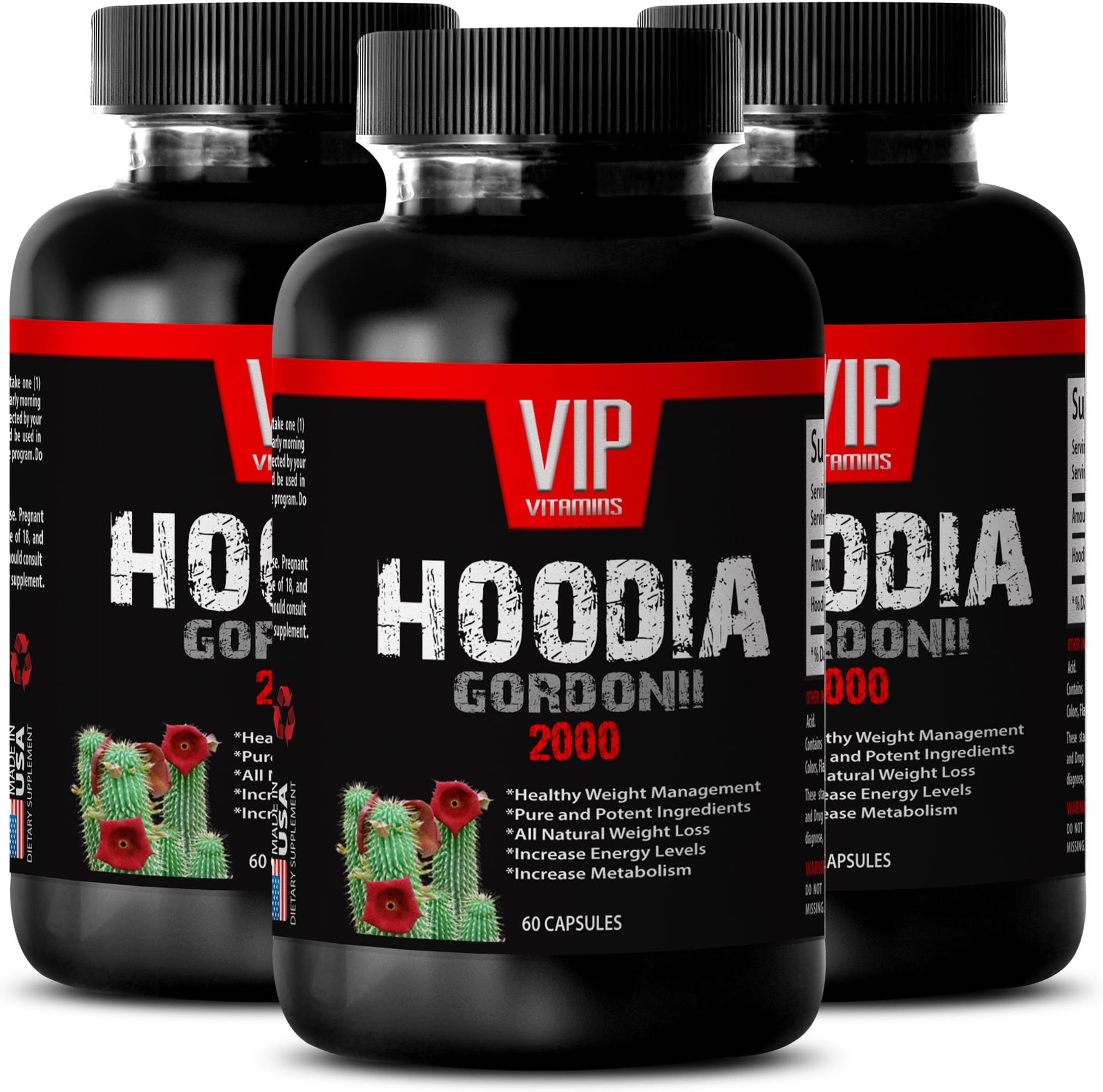weight loss pills Appetite Suppressants - HOODIA GORDONII 2000 - fat burner without exercise, hoodia appetite suppressant, hoodia gordonii pills, appetite control, hoodia supplement, 3 Bot 180 Tabs