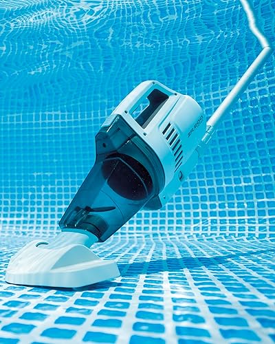 Miniatura 2 de Intex ZR200 - Aspirador inalámbrico recargable para piscina y spa con mango telescópico y 2 cabezales de cepillo intercambiables