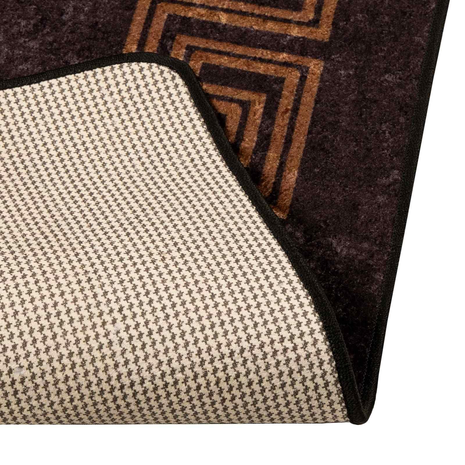 Marsa Tapis de sol, noir, 80 x 450 cm, antidérapant, facile d'entretien, pour couloir, salon, chambre à coucher, balcon