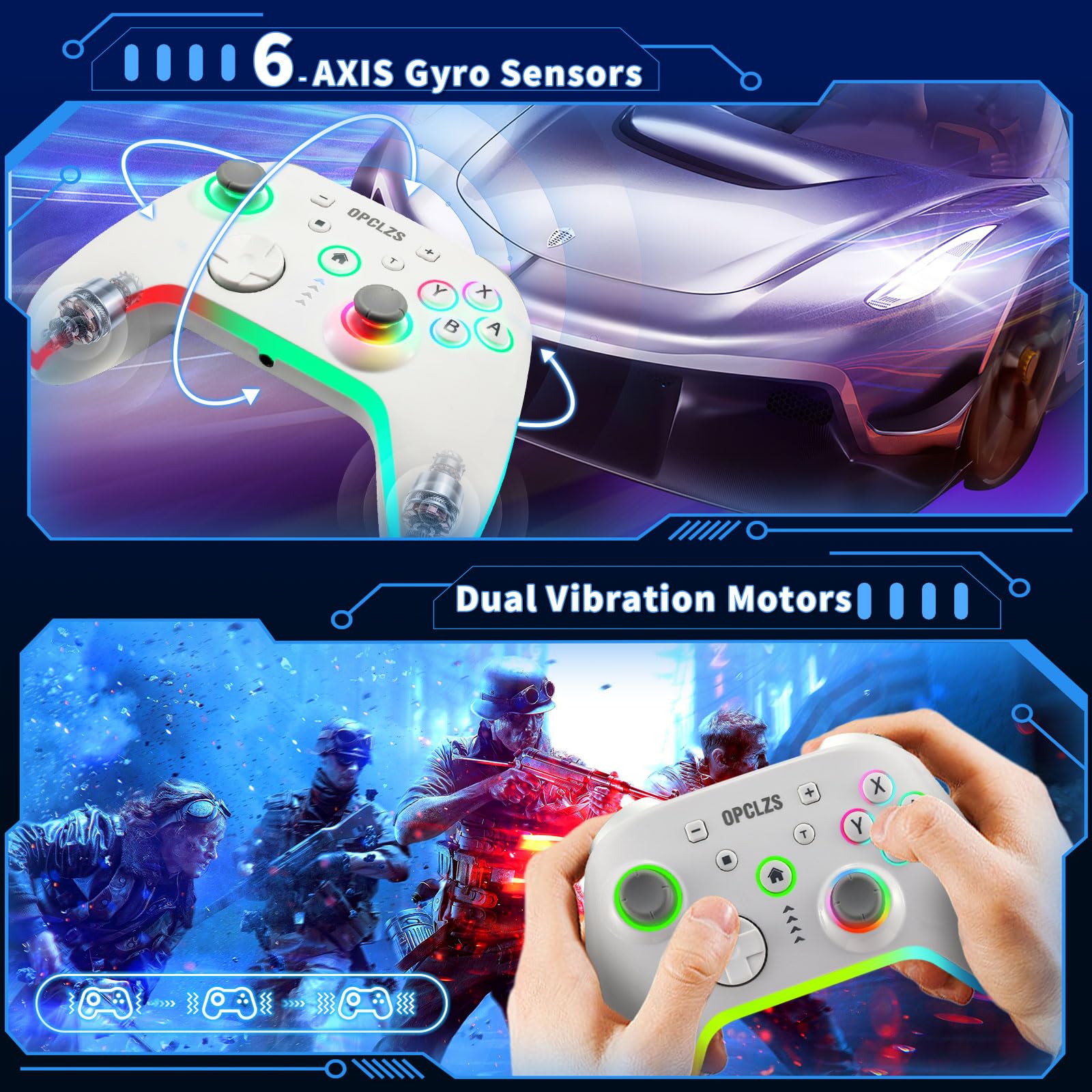 Amazon.com: opclzs Nintendo Switch Controller,Wireless Switch