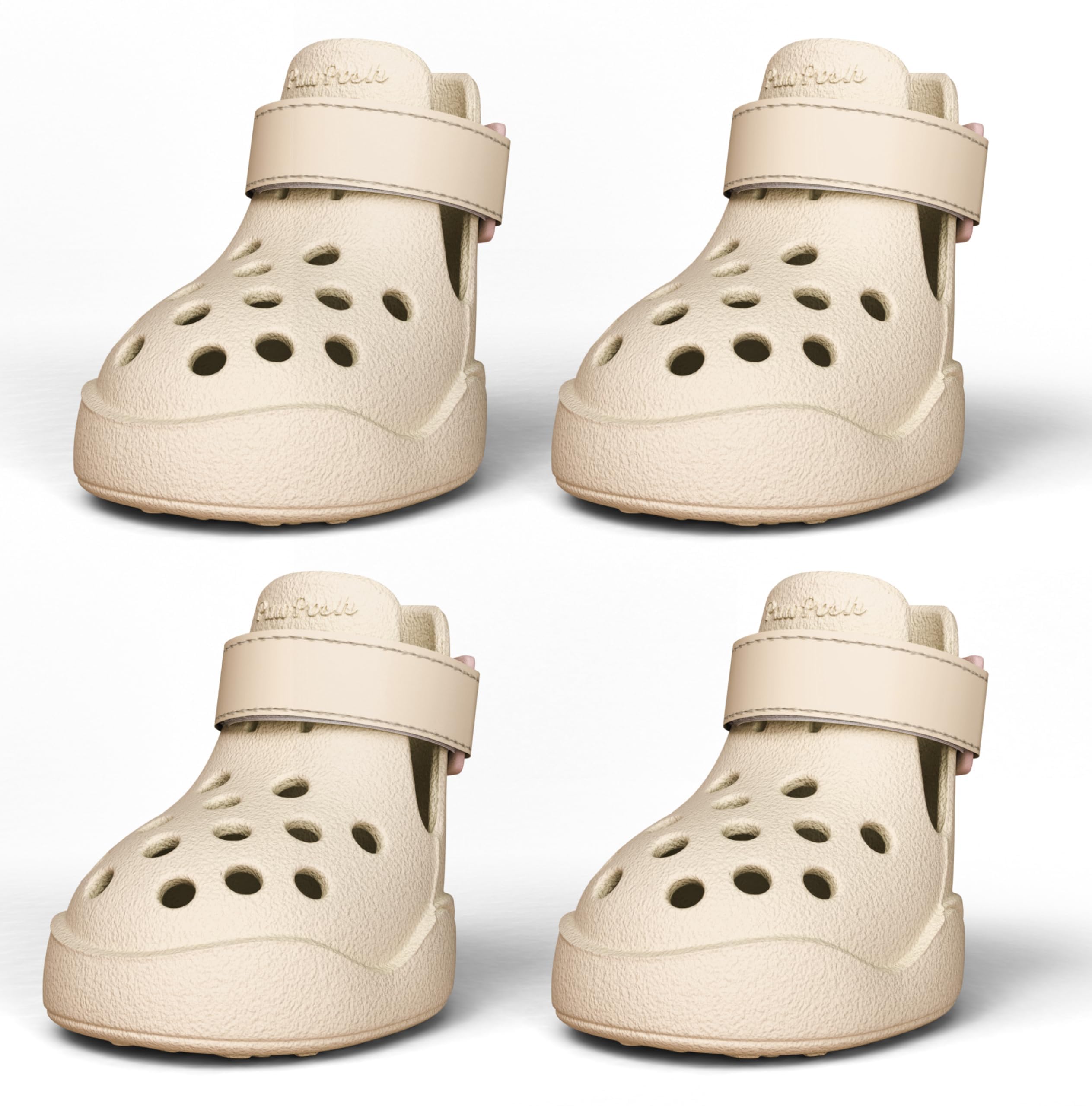 Dog Shoes: Non-Slip Waterproof Sandals for Hot Pavement, Breathable Perforated Boots, Large/Medium/Small Sizes, Ideal Paw Protector, Outdoor Clog