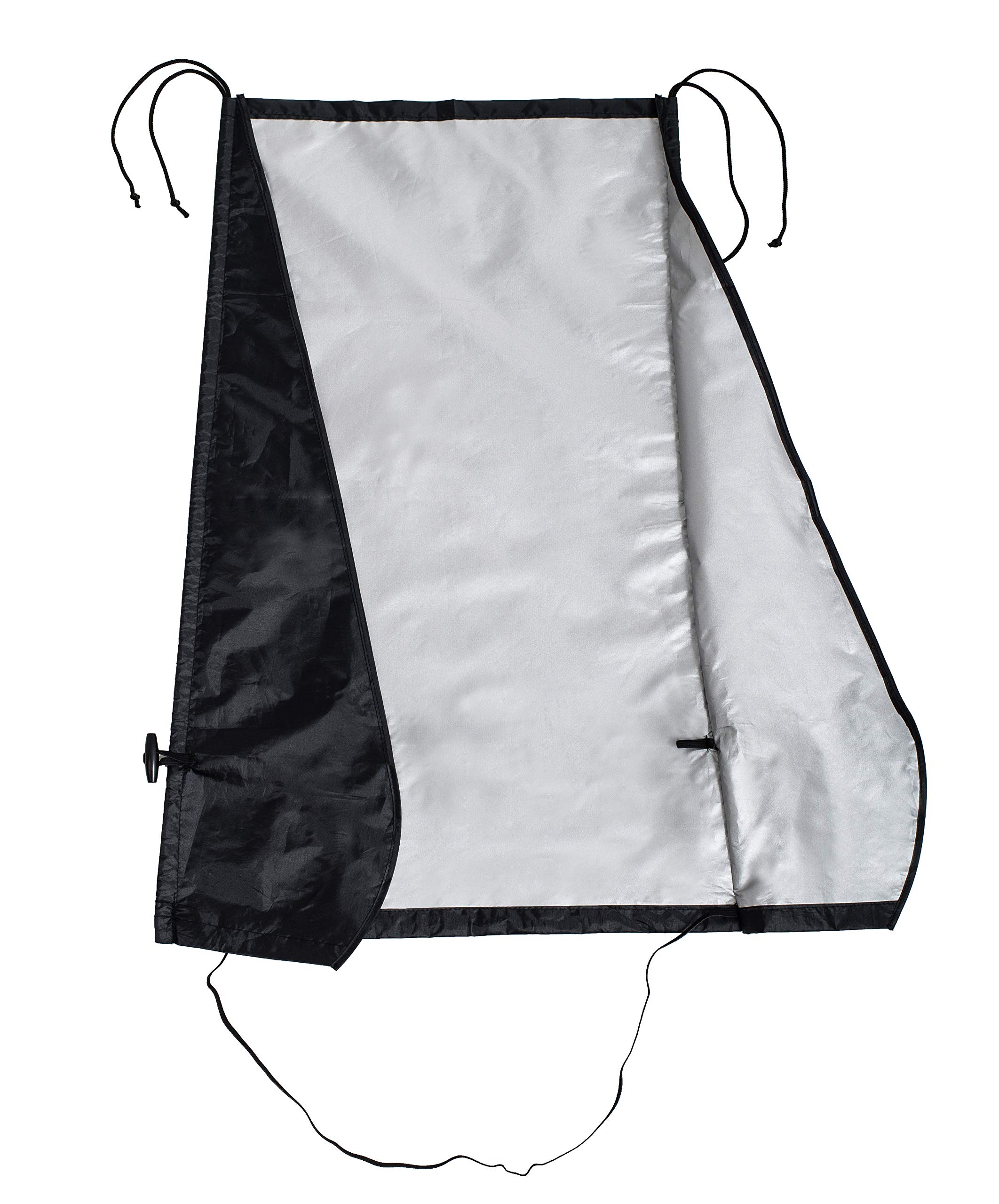 Altabebe AL7012-02 Universal Baby Sunshade with Side Protection for Pram and Stroller with Anti-UV 50+, Black - Image 2