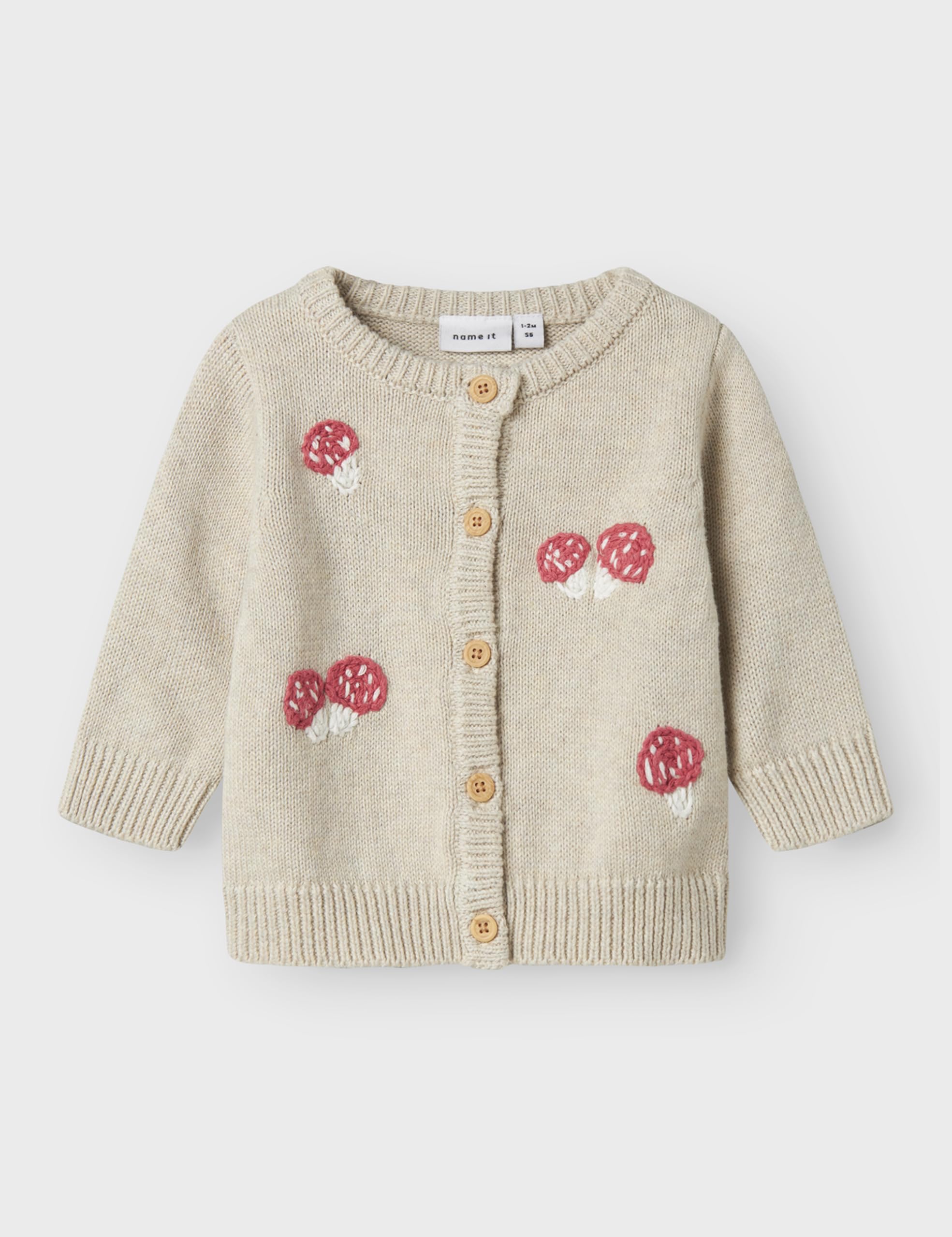 NAME IT Damska karta Nbfline Ls Knit Card, Peyote Melange, 74
