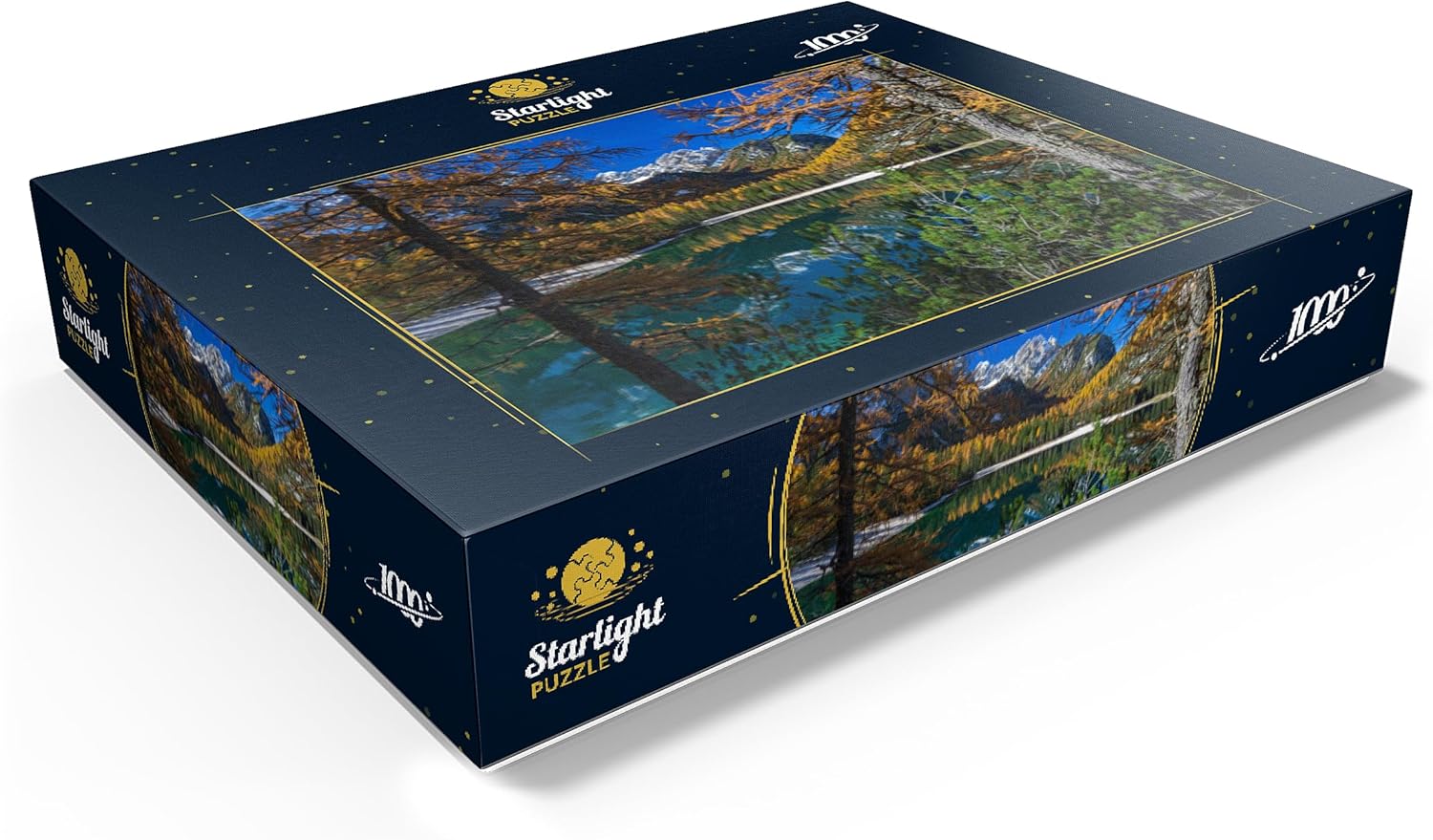 MyPuzzle Braies Lake in The Fanes-Sennes-Braies Nature Park, Dolomites, Province of Bolzano, Trentino-Alto Adige - Premium 1000 Piece Jigsaw Puzzle for Adults
