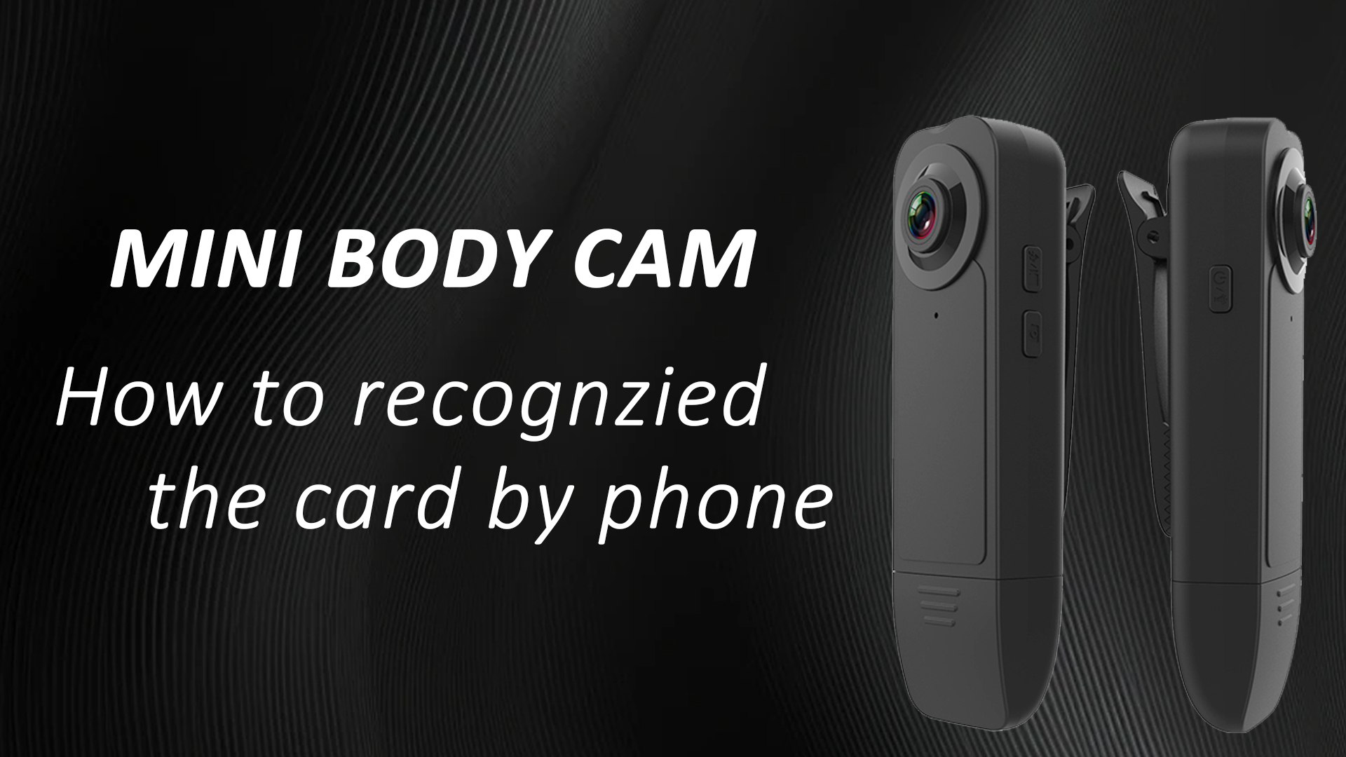Mini Videocamera 1080P Da Indossare – 64GB, POV Con Clip Magnetica, Rilevamento Movimento E Registrazione Loop