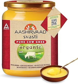Svasti Organic Cow Ghee, 500 ml| Sourced from healthy cows| Comes with authenticity proof| Slowly cooked for 3.5 hrs| Rich, nostalgic aroma