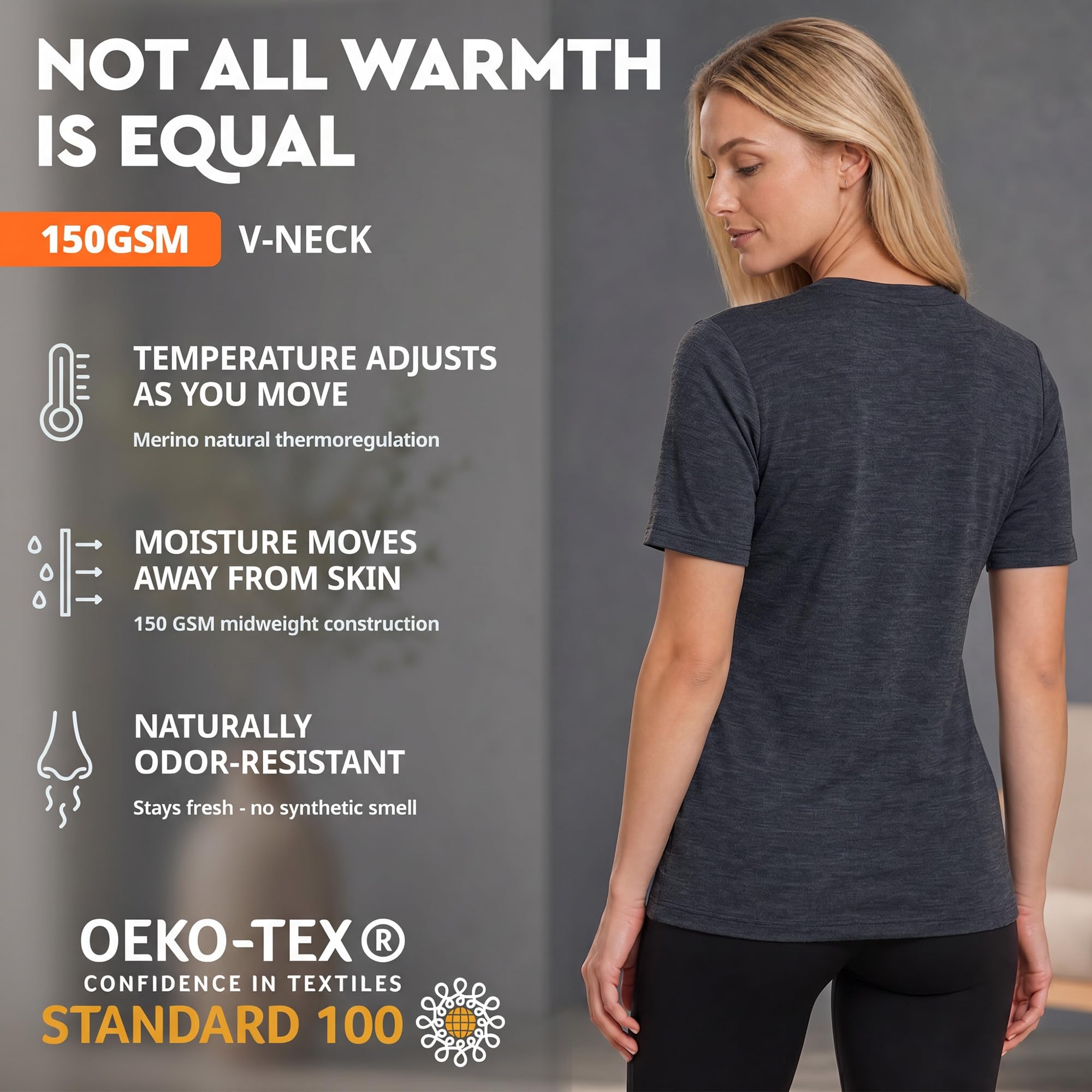 MERINNOVATION Abbigliamento Termico Donna