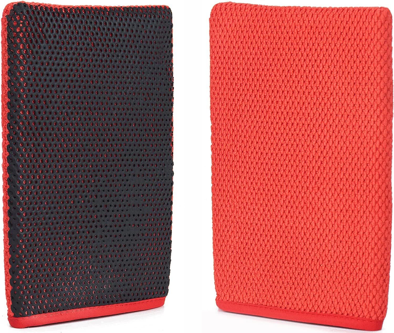 Clay Mitt for Car Detailing, Auto Detailing Clay Bar Infused Mitt, 1Pc Red Car Detailing Glove Clay Mitt for Paint, Glass, Wheels & Decontamination Cleaning. (8.7in. x 5.7in.) (Red)