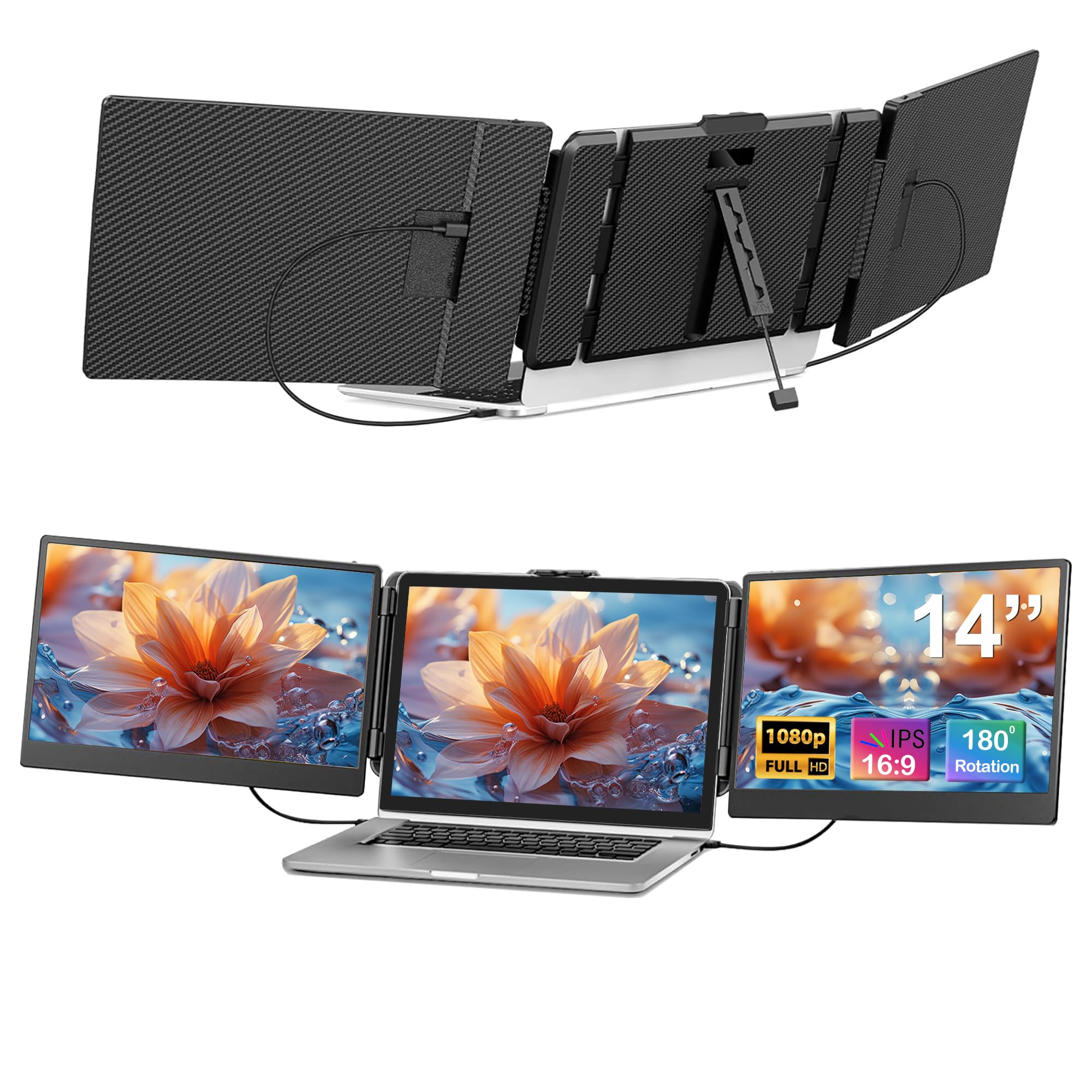 Amazon.com: Alecewey Laptop Screen Extender 14 inch Triple Amazon.com: Alecewey Laptop Screen Extender 14 inch Triple