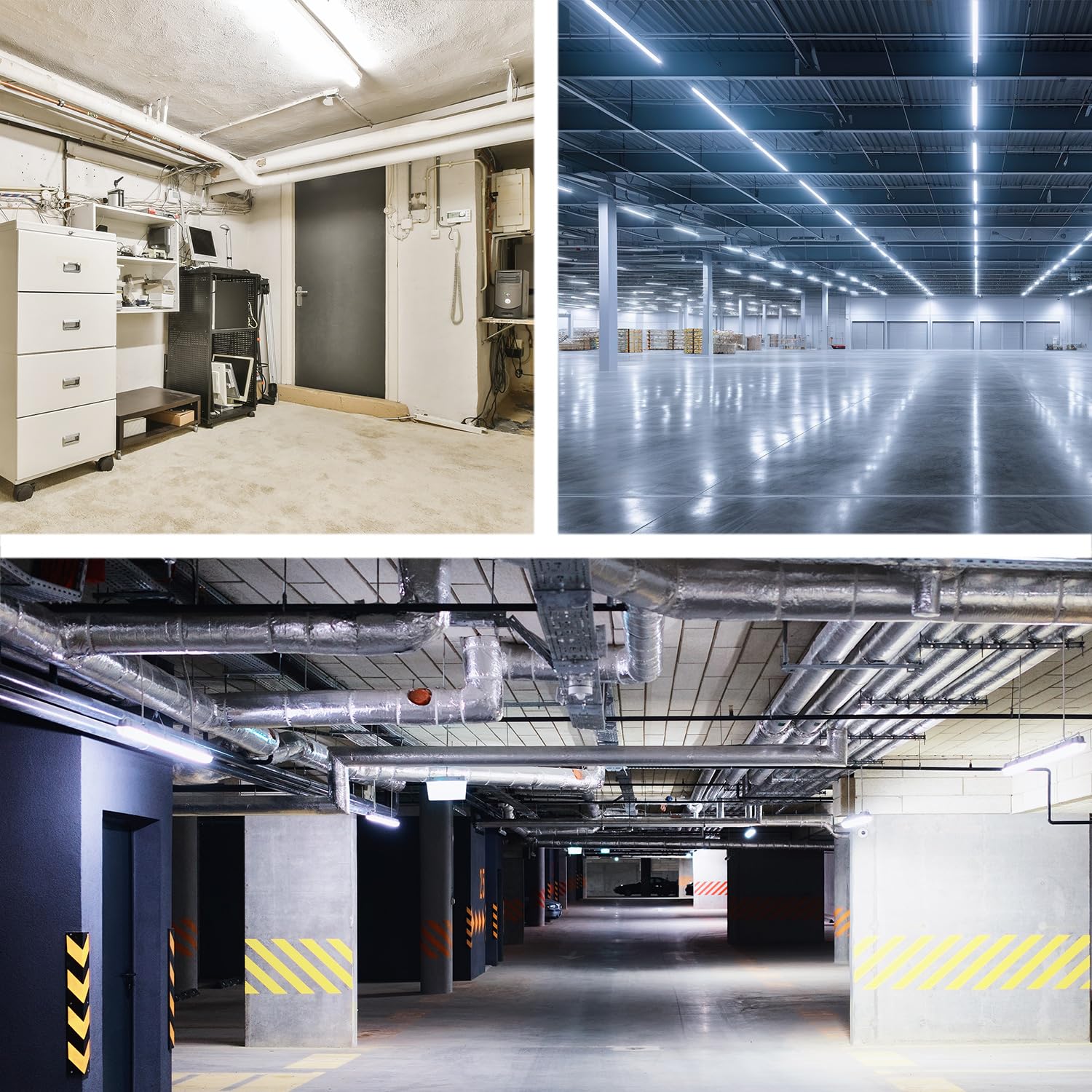 NCC-Licht LED Röhre 150cm 24W/840 G13 2500lm neutralweiß 4000K, Ersatz für 58W Leuchtstoffröhre, aus bruchsicherem Kunststoff, inkl. Starter für KVG
