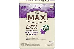 MAX Puppy Recipe Dry Dog Food for Healthy Growth and Development