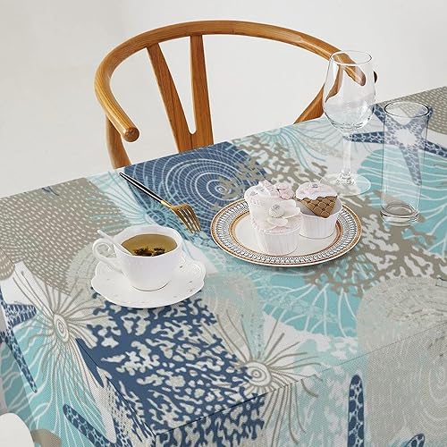 Miniatura 455 de Mantel floral hippie, diseño retro de los años 70, naranja, rosa, azul, floral, bohemio, estampado estético de margaritas, para fiesta, picnic