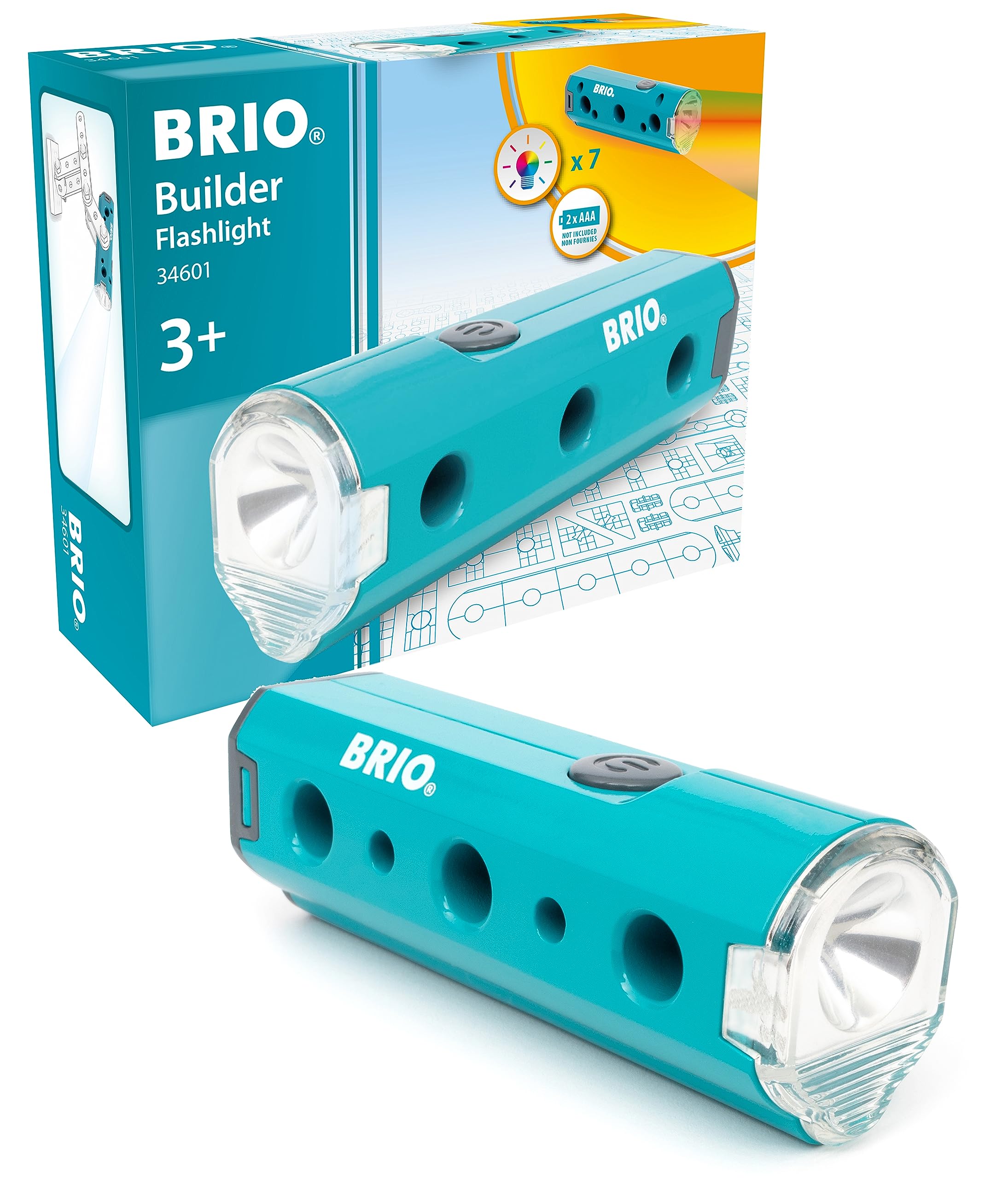 BRIOBuilder Flashlight Torch - Building and Construction Toys for Kids Age 3 Years UpThe Forest Stewardship Council