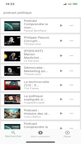 SoundWaves : Ecoute de musique et de podcast gratuit – vue 2