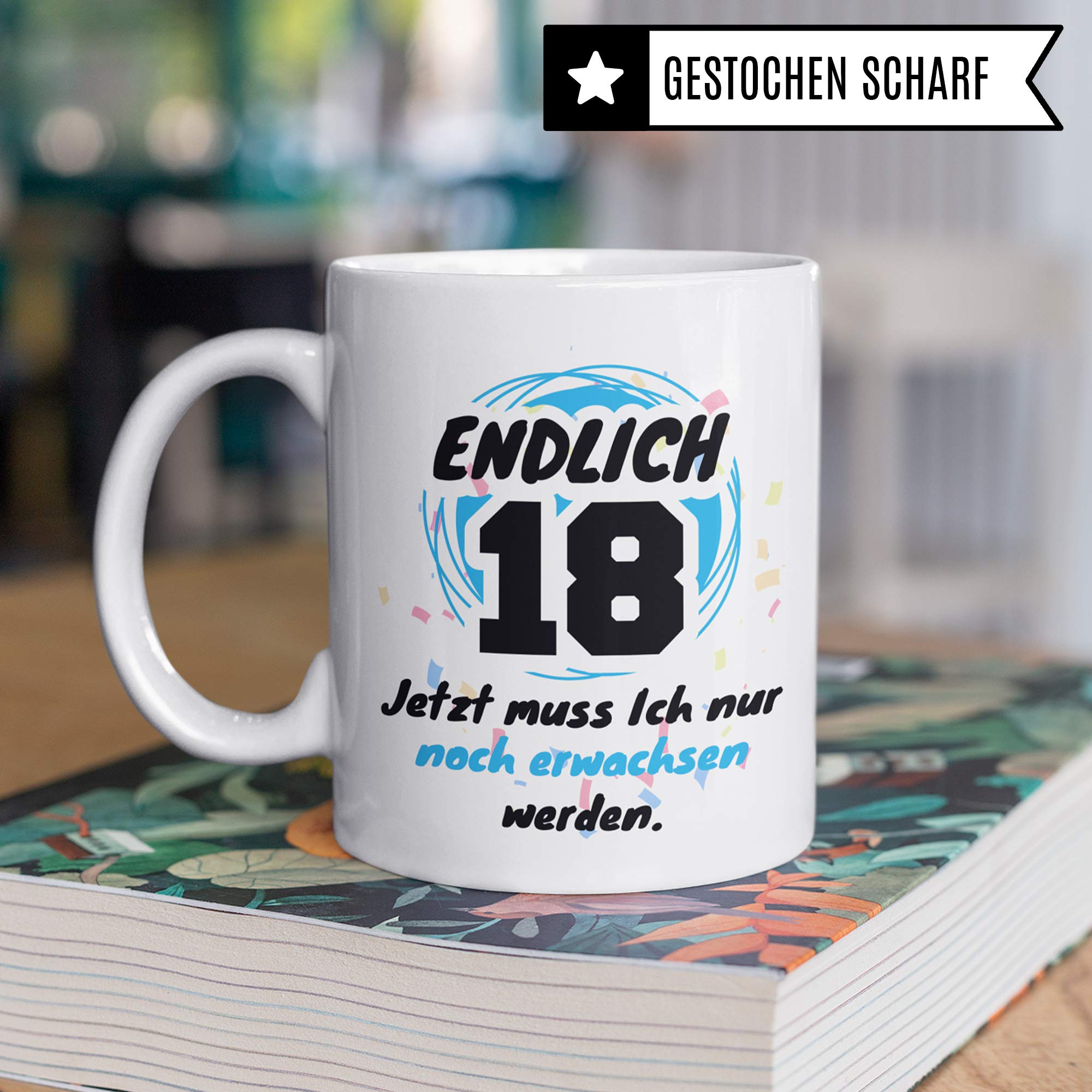 Pagma Print® - Tazza Per 18° Compleanno, Motivo: Matematica, Idea