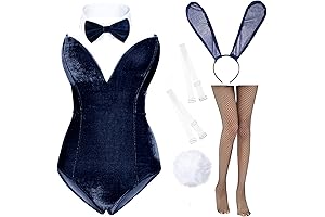 Anime Pussycat Womens Bunny Costume Girl Suit One Piece Bodysuit Halloween Cosplay...