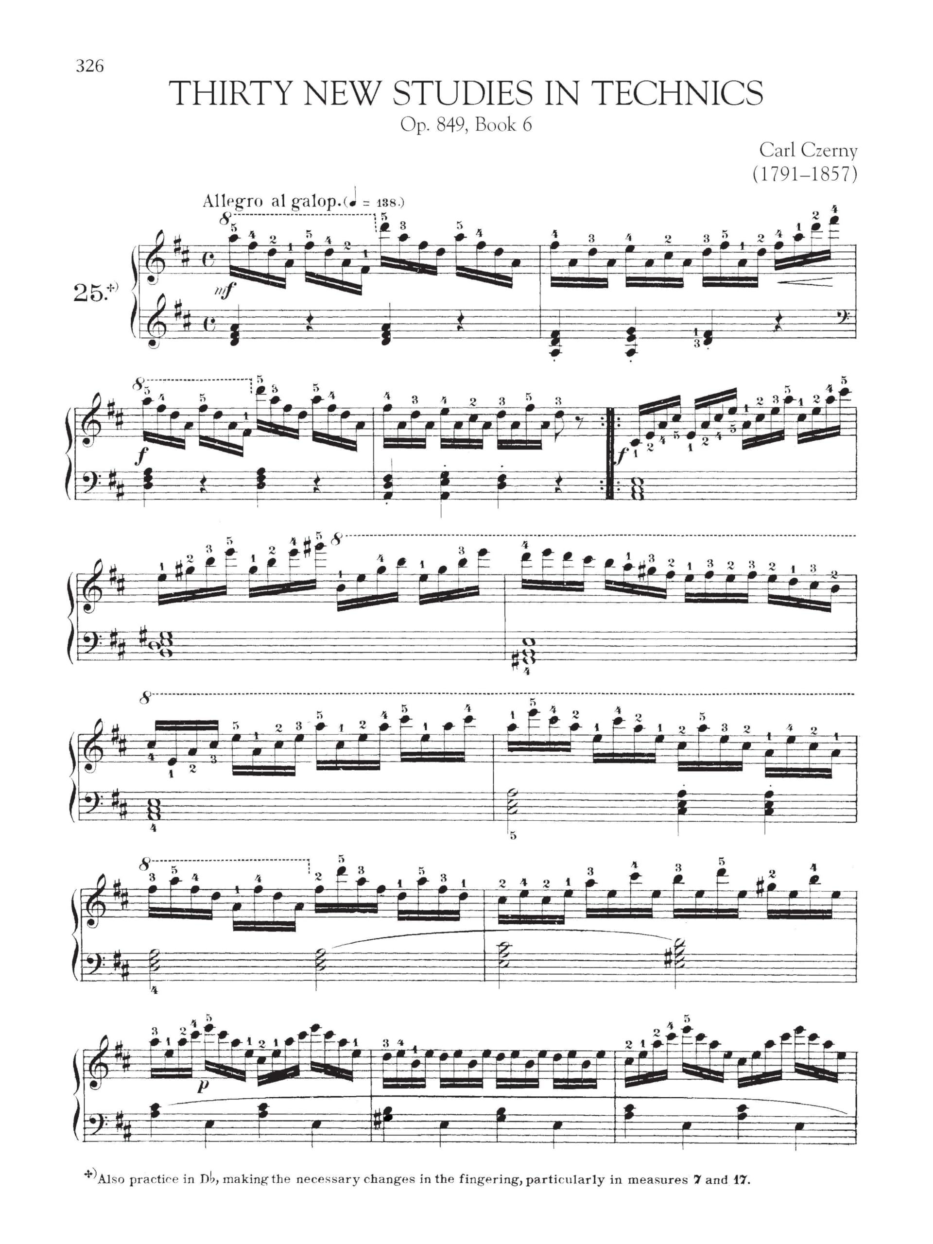Schirmer's library of musical classics - czerny: collected studies - op. 299, op. 740, op. 849 piano (Schimer's Library of Musical Classics, Vol. 2108, 2108)