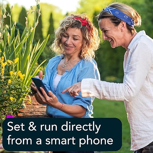 Miniatura 5 de Rachio Temporizador de manguera inteligente con concentrador WiFi para riego al aire libre  Fácil instalación del grifo, automatiza los horarios de