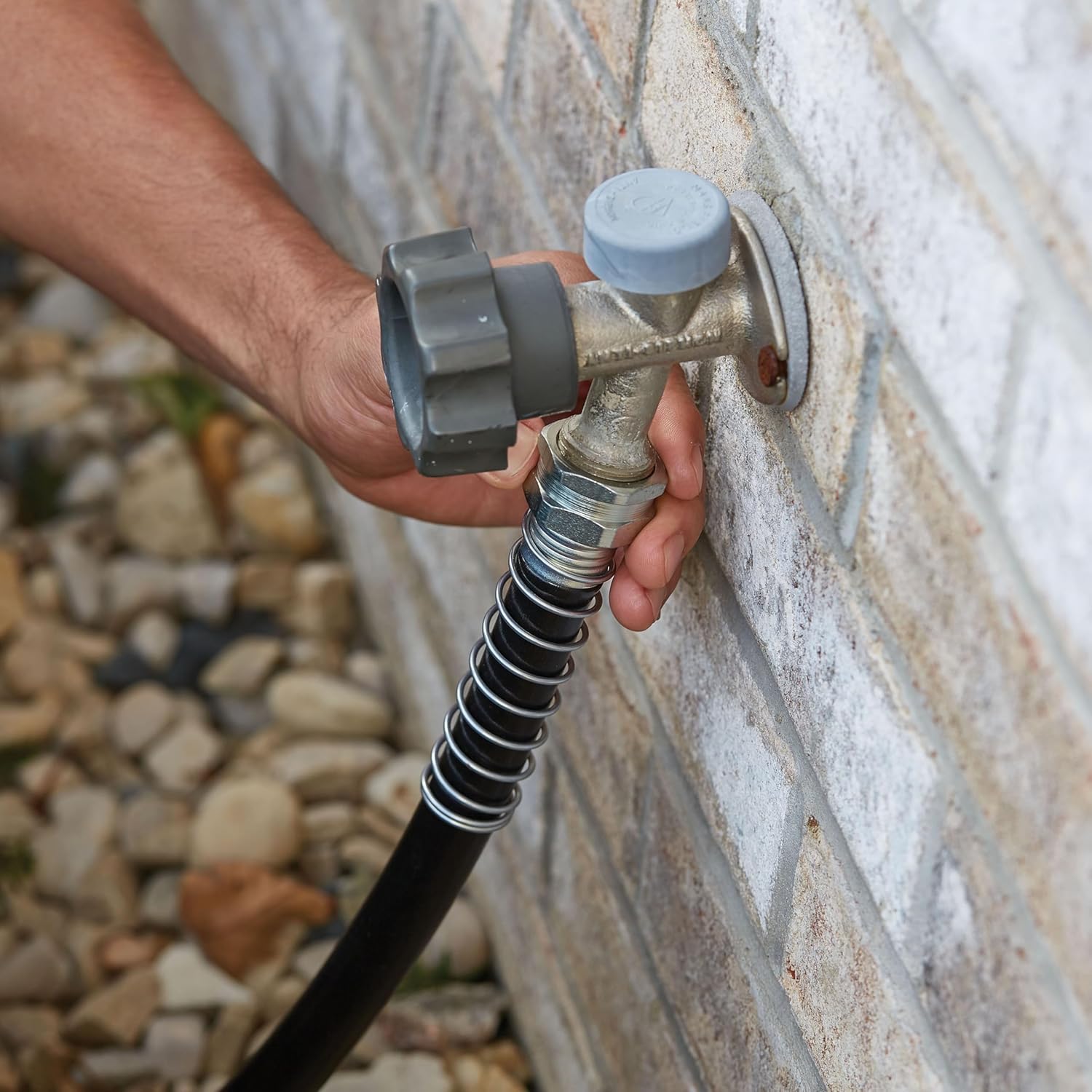 Gilmour Pro 5/8" x 100' Heavy Duty Flexogen Water Hose, Flexible Garden Hose for Vegetable Gardens, Flower Beds, and Lawn Sprinklers, Black