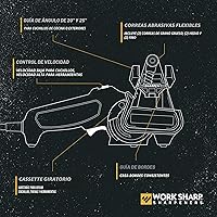 Vista 3 de Work Sharp MK2 - Afilador eléctrico profesional de cuchillos y herramientas, herramienta ajustable y sistema de afilado de cuchillos