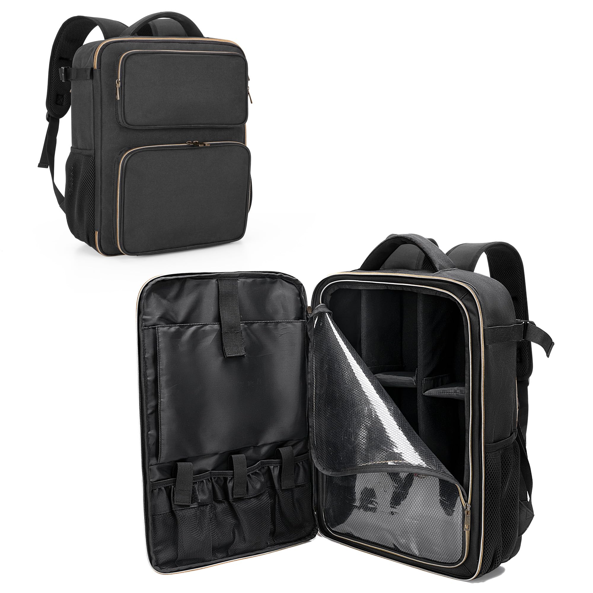 Trunab Boîte de Rangement Jeux Carte Sac Jeux de Société, Sac pour Carte Jeux Organisateur Double Couche Compatible avec Cards Against Humanity, Yugioh, PM Cards, MTG,TCG, CCG Cards