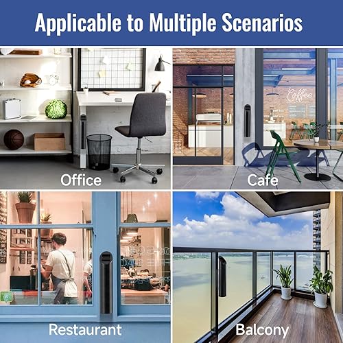 Miniatura 4 de Receptáculo de tope de cigarrillo montado en la pared. Recipiente de eliminación de cigarrillos, lata de cigarrillos para exteriores, mantiene tu