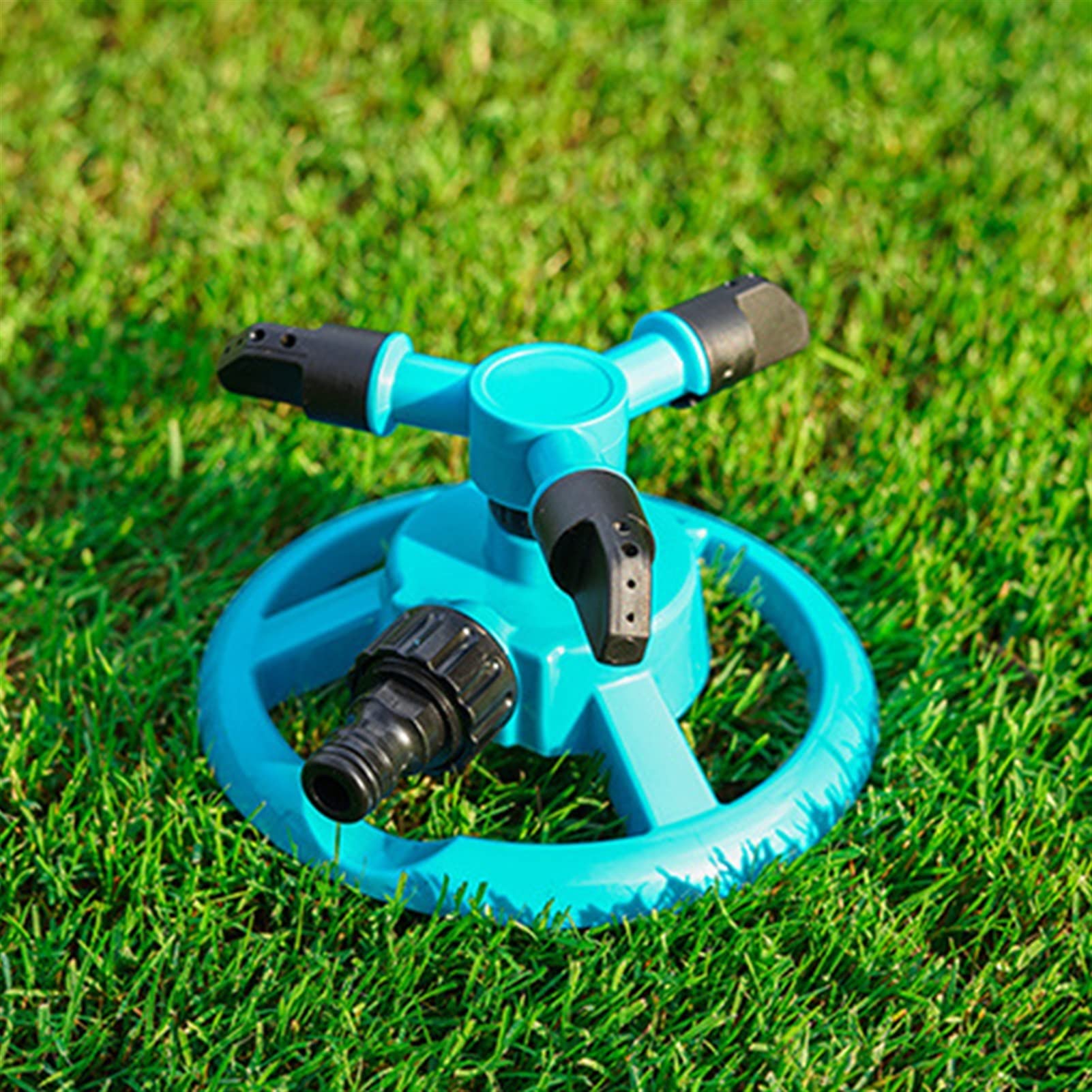 Arroseur De Jardin, Rotation Automatique à 360 Degrés Et Réglable, Système D 'irrigation à 3 Bras, Adapté Aux Pelouses, Jardins, Plantes, Potagers | Leroy Merlin