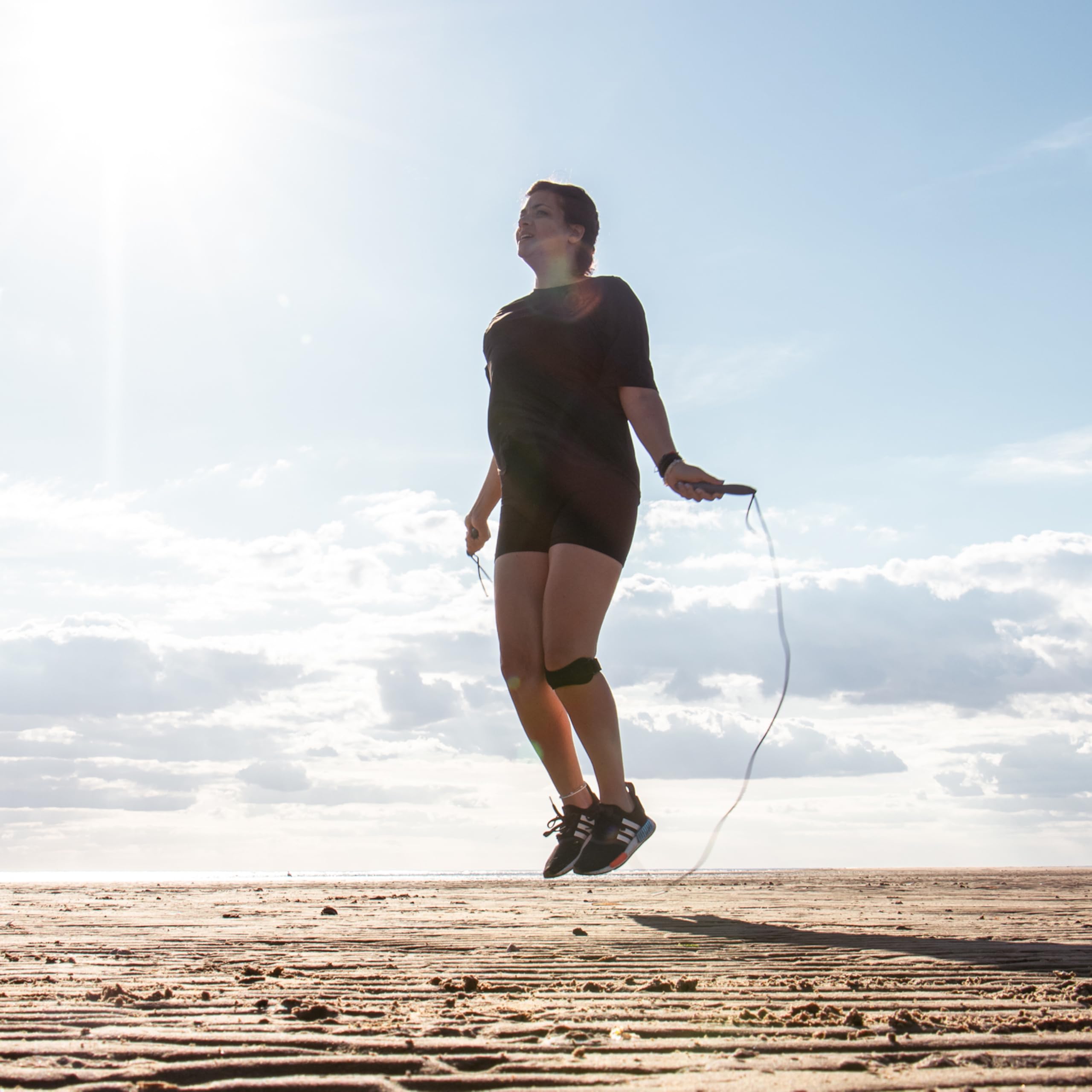 VITTO Tutore Ginocchio Rotula - Ginocchiera Rotulea Sportiva per Basket, Padel e Osgood Schlatter. Ginocchiere Corsa per Uomo e Donna (Taglia Unica)