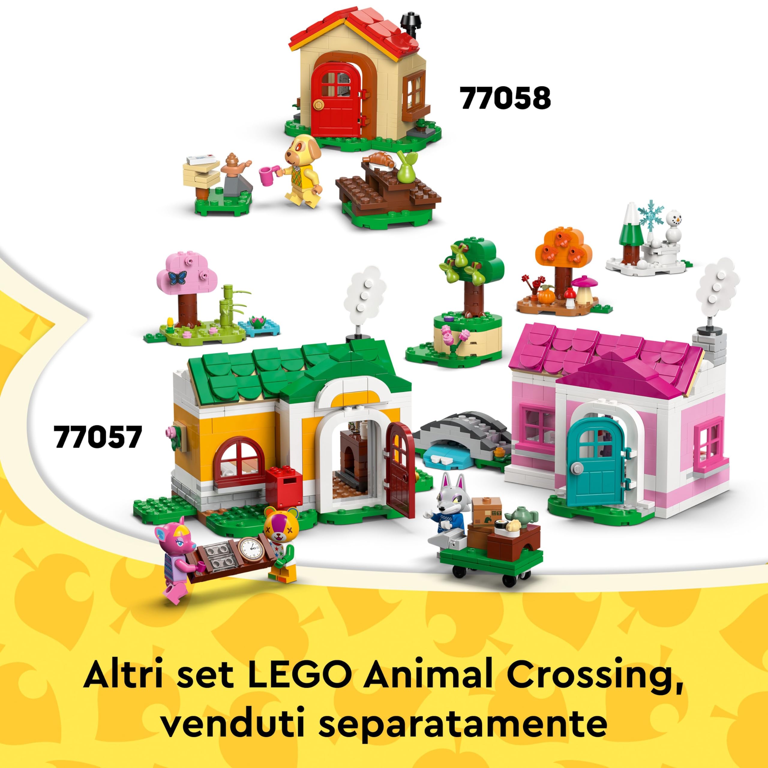 LEGO Animal Crossing La Collezione del Museo di Blatero - Giocattolo Interattivo con le Minifigure di Blatero e Gigliola e Fossili di Dinosauro - Regalo per Gamer, Bambine e Bambini da 7 Anni - 77056
