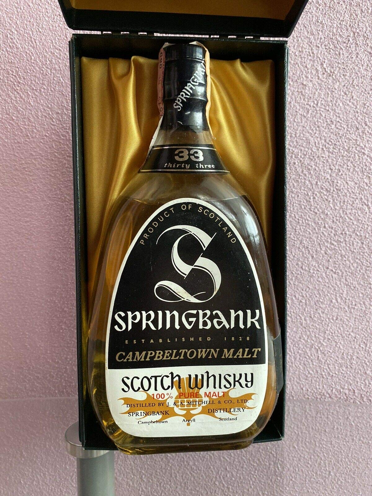 SPRINGBANK - Campbeltown Malt 33years old whisky - 0,75L