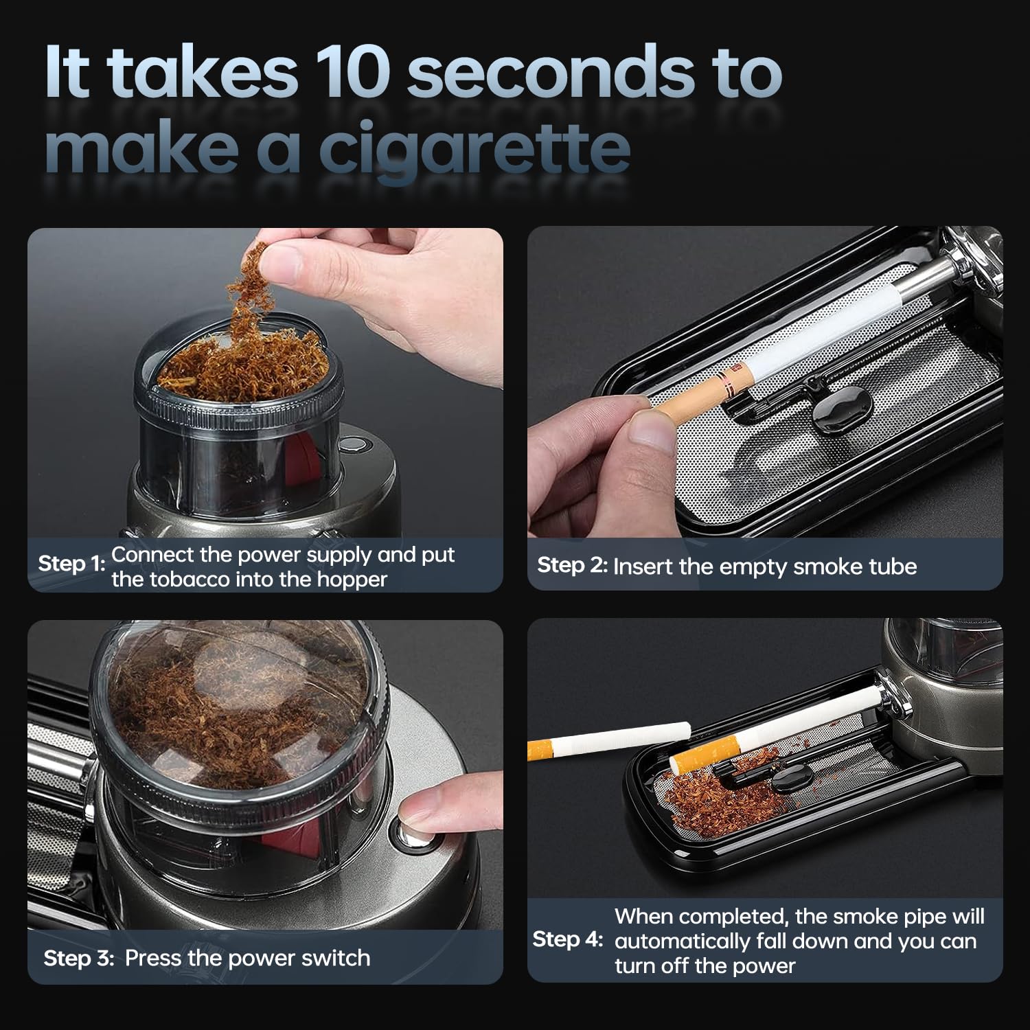 cigarette tobacco grinder Amazon.com: Cigarette Rolling Machine Joint Roller
