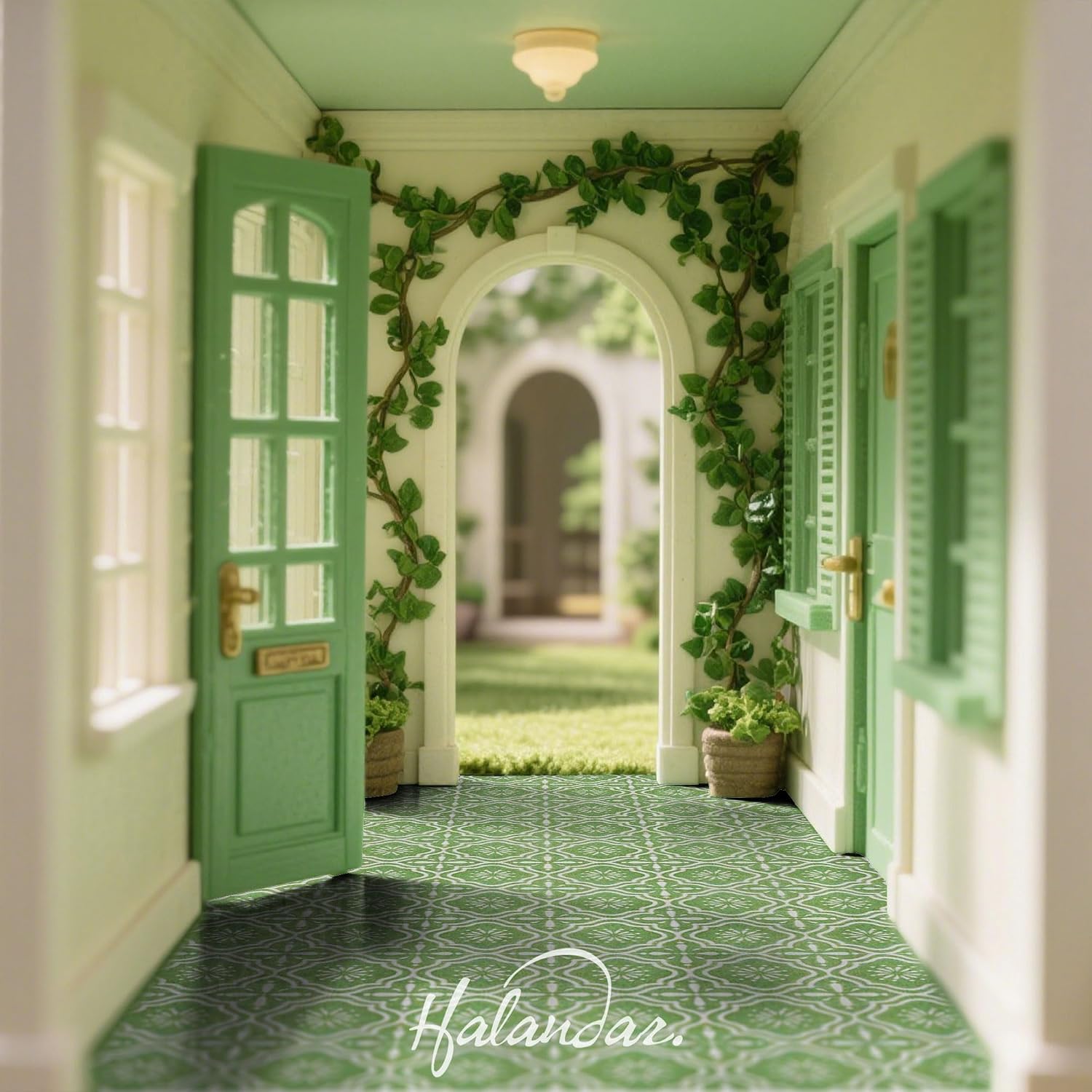 128p Dollhouse Flooring Tiles on 1/12 Scale Miniature Accessories image 4