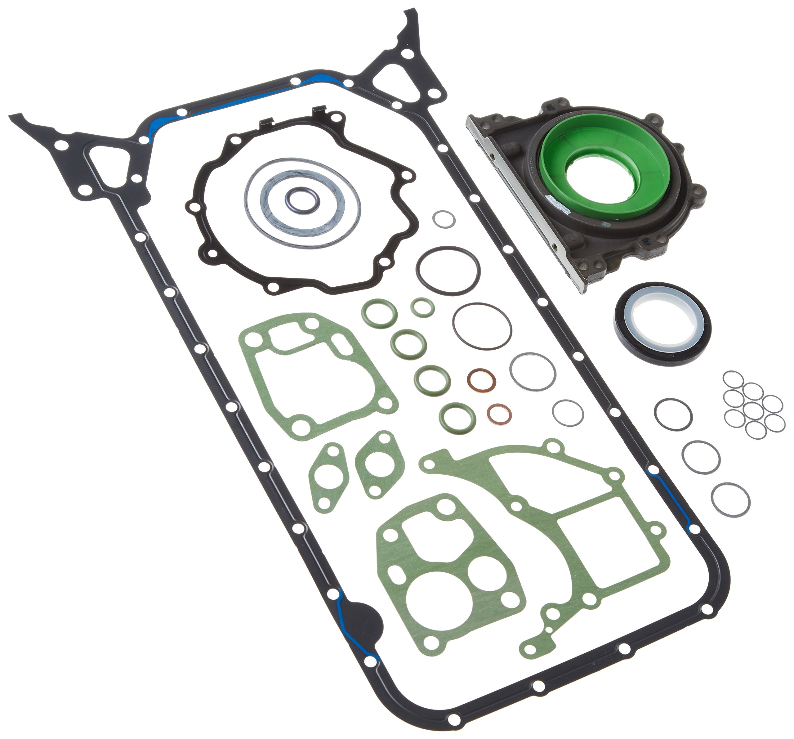 ELRING 092.010 Juego de juntas bloque motor con árbol retén con retén para ejes incorporado