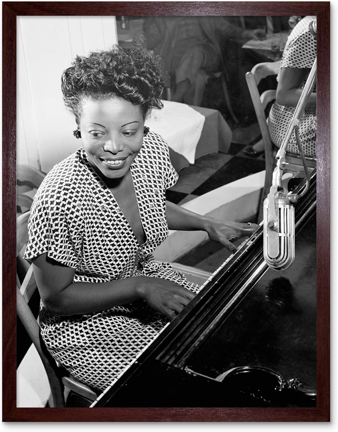 Gottleib Portrait Jazz Pianist Mary Lou Williams 1946 Photo Unframed Wall Art Print Poster Home Decor Premium