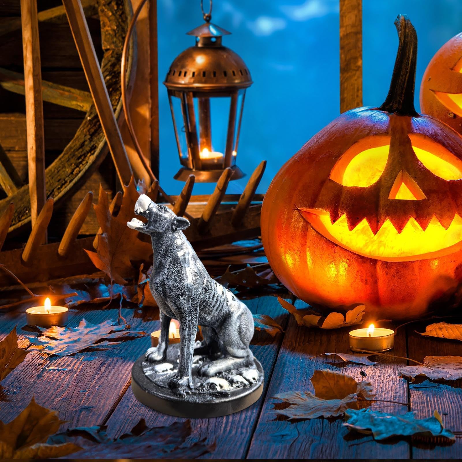 Szkielet zwierząt Home Decor statua figurki zwierząt, Halloween żywica rysunek | Centrum Rzemiosła Stołowego, Rzeźba Dekoracyjna na Regał