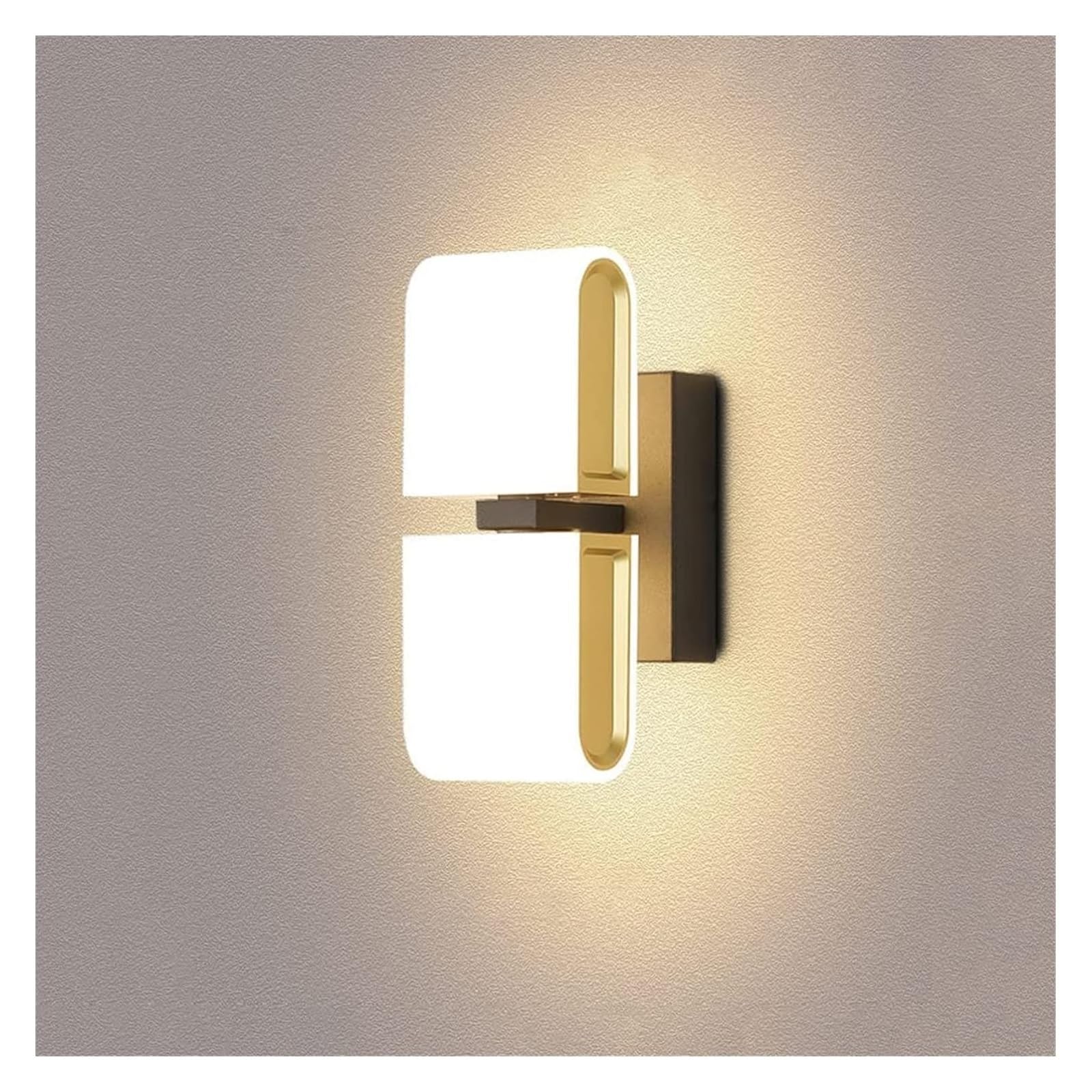 YKMYXZ wall Lights， Light Adjustable Wall Gold Metal Sconce LED Rotatable Lighting Fixture