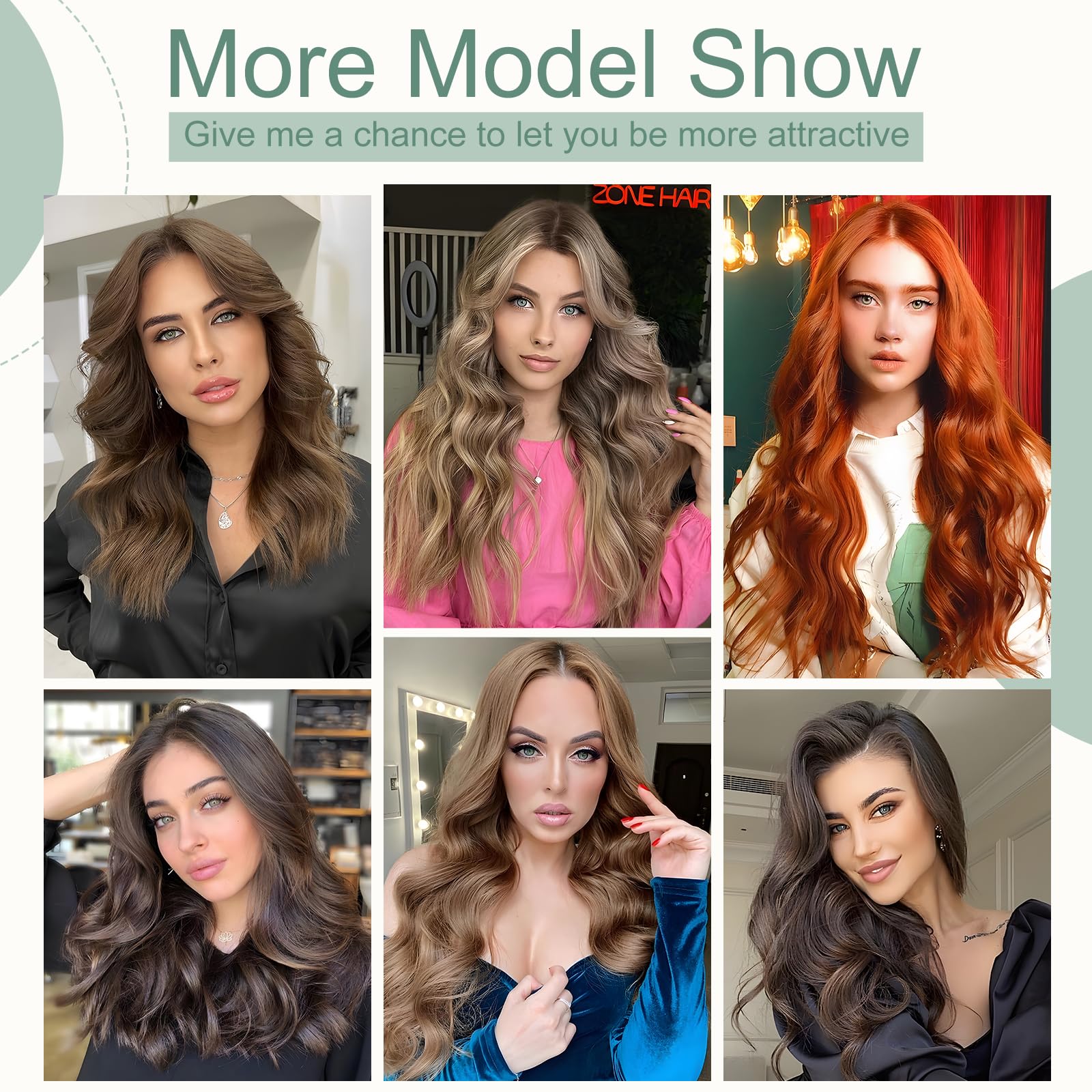 Rich Choices Clip in Extensions Echthaar 8 Stück Clip Extensions 50cm #4/27 Blonde Strähnen Unsichtbare Haarverlängerung Echthaar Clip ins Remy Seidig Gerade Natürlich - Dünne Tressen
