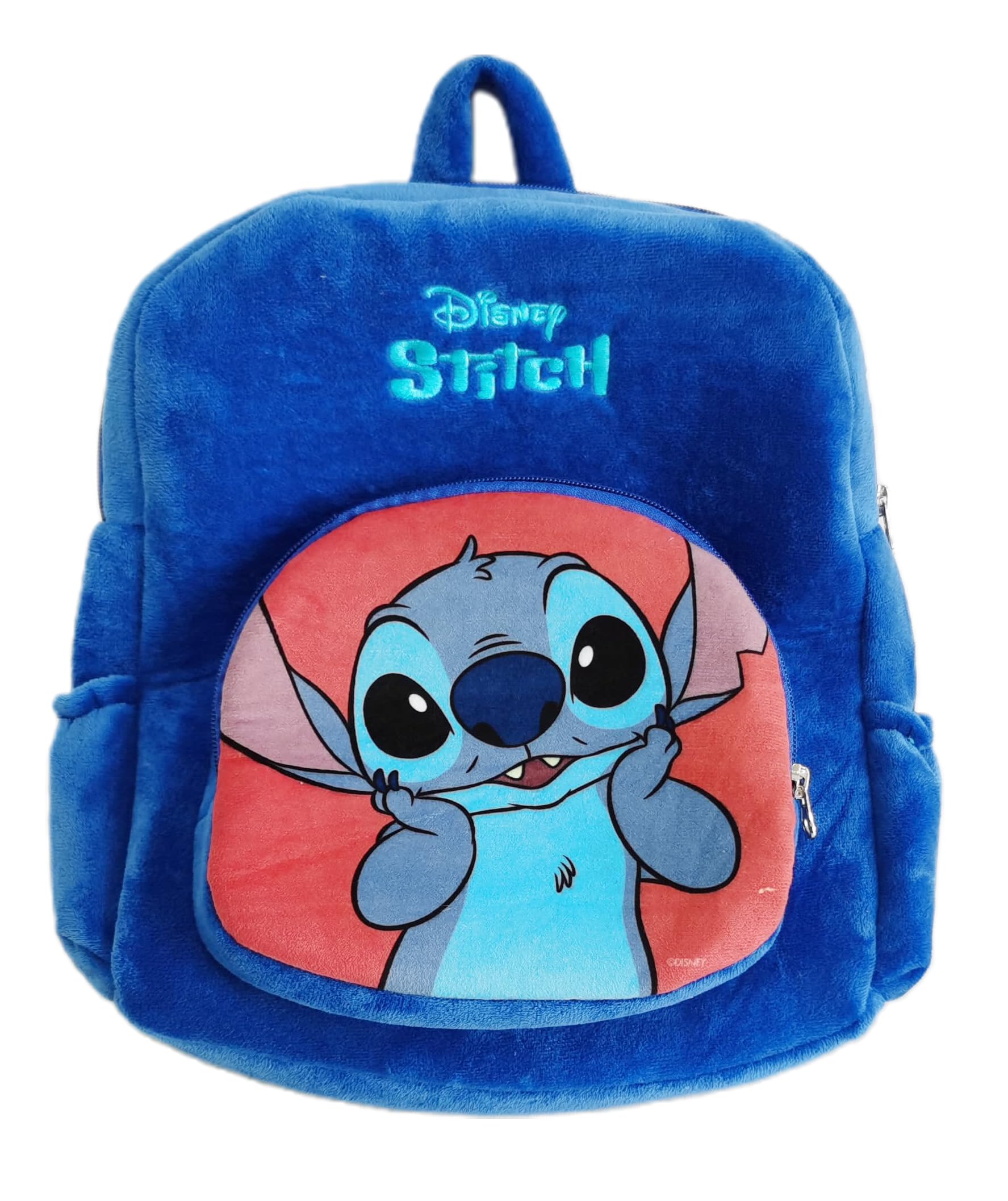 striders Stitch Front Pocket Plush Bag Cute & Cozy Disney-Inspired Backpack for Kids & Teens-picture-20