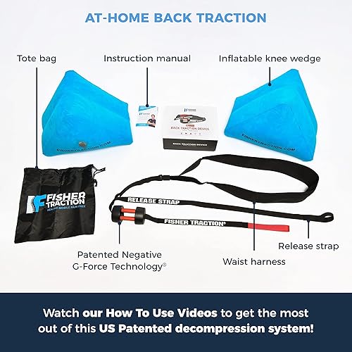 Miniatura 2 de Fisher Traction® Dispositivo de tracción para prevención del dolor de espalda y alivio del dolor | para nervios pellizcados y protuberancias de