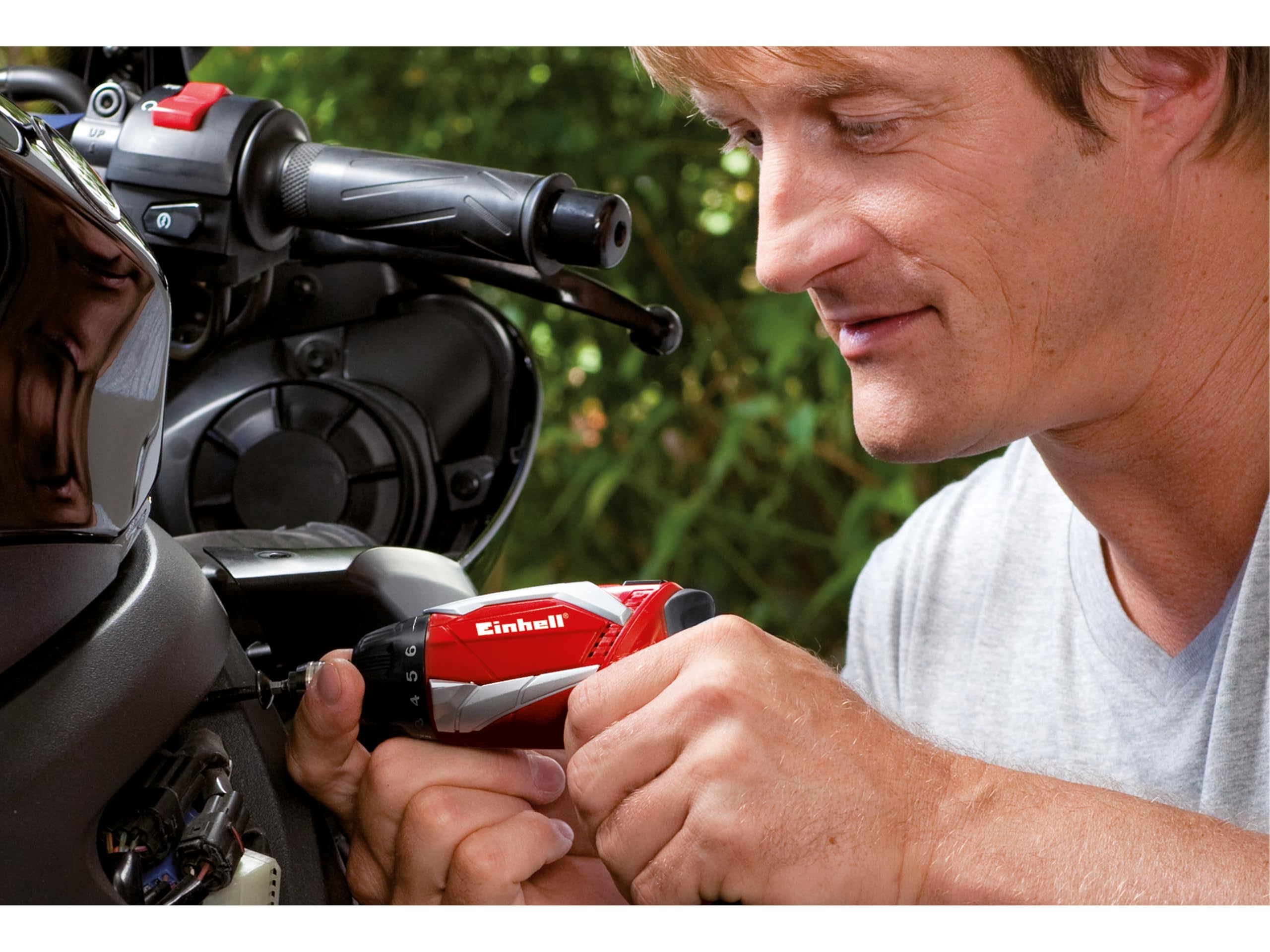 Einhell 4513495 Kit Cacciavite a Batteria Te-Sd, 3.6 Li, 3.6V, Rosso