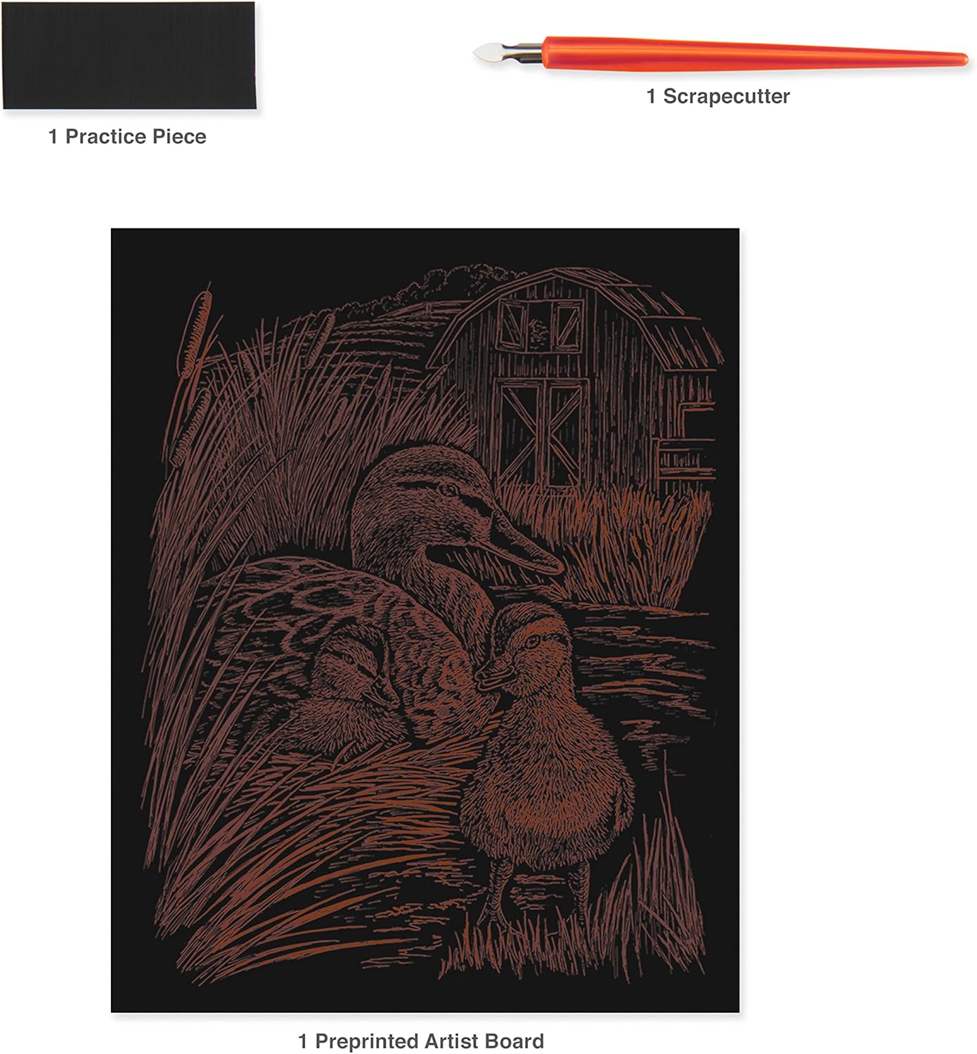 Royal and Langnickel Copper Engraving Art, Ducks