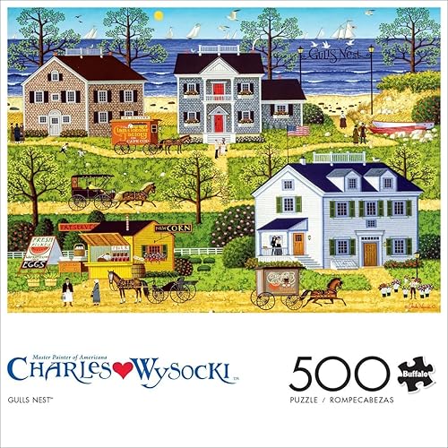 Miniatura 3 de Buffalo Games - Charles Wysocki - Gulls Nest - Rompecabezas de 500 piezas para adultos desafiante rompecabezas perfecto para noches de juego - 500