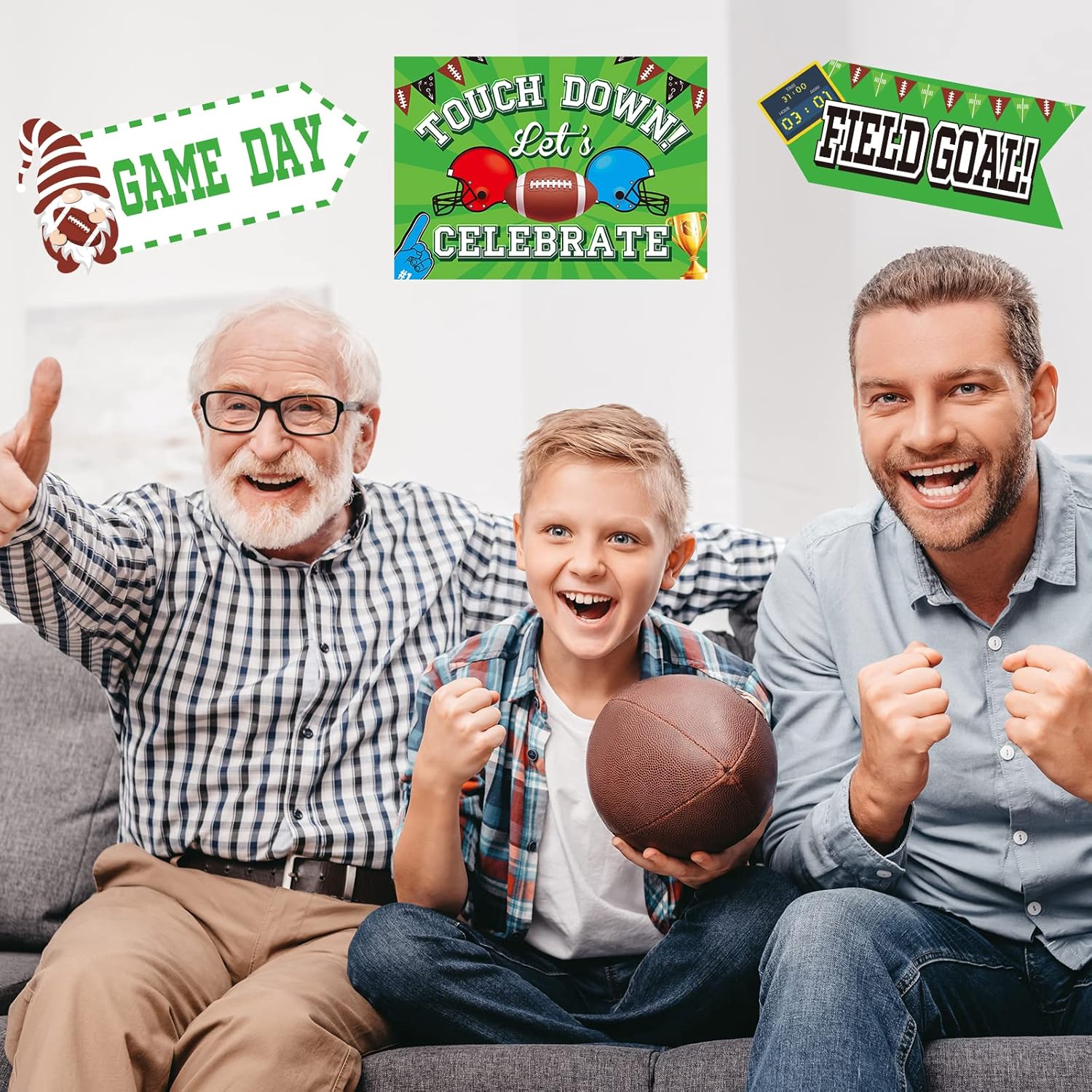 Football Party Sign Concession Stand Decoration