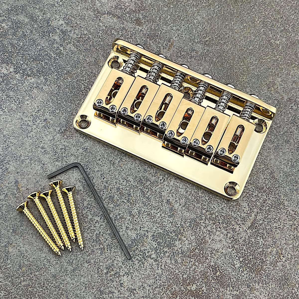 Gotoh Hardtail Bridge Brass Saddle Gold PGTC-101G