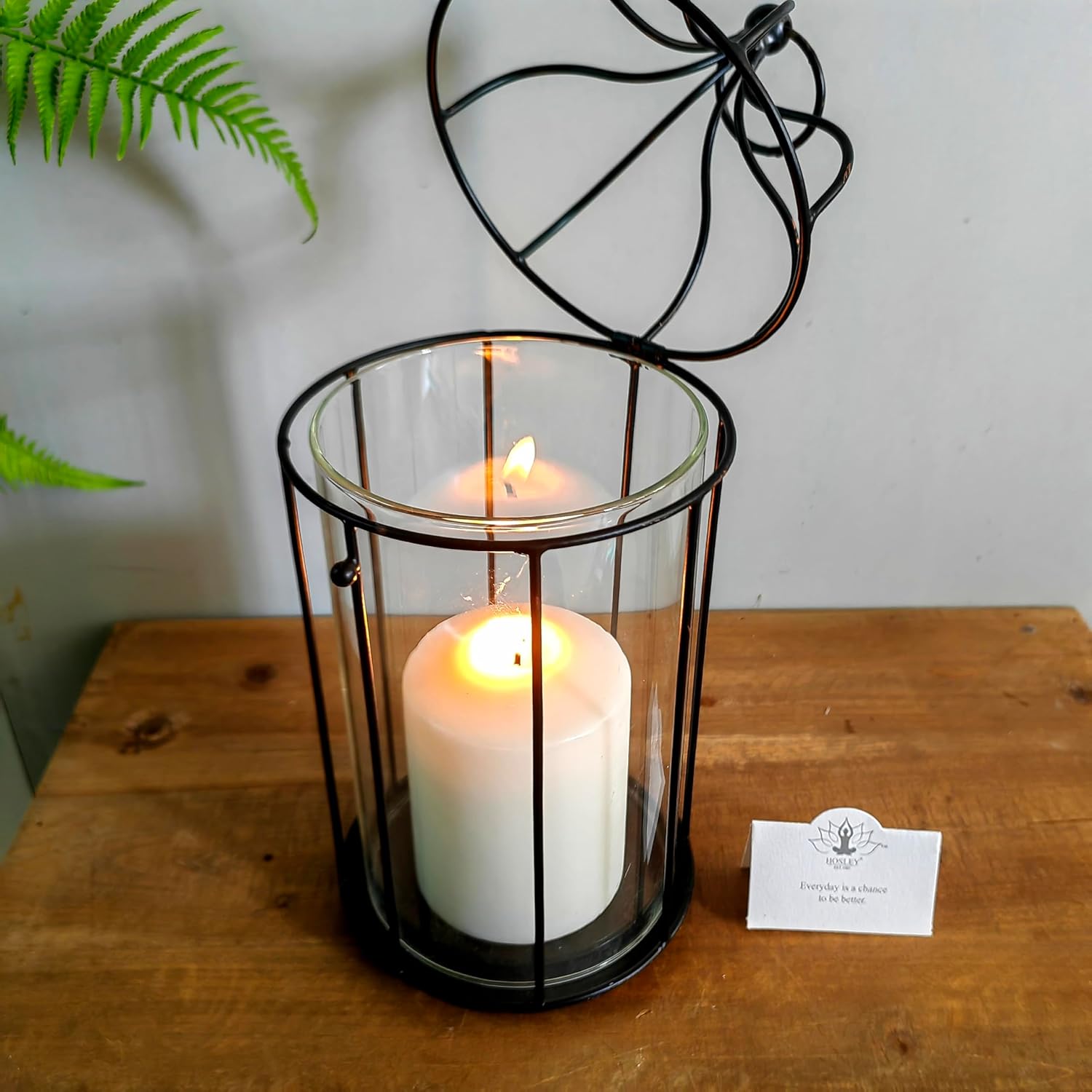 Hosley Set of 2 Clear Glass Hurricane Candle Holder Sleeves 7" High, Cylinder Candleholder, Chimney Tube, Open Ended Candle Shade for Wedding Party Decoration.