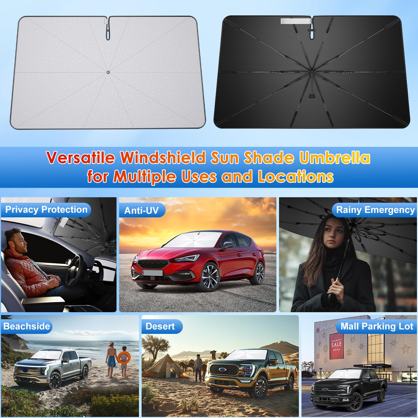 Catálogo SEAT Leon 2022 Paraguas Parasol SHAOHAO Compatible Con