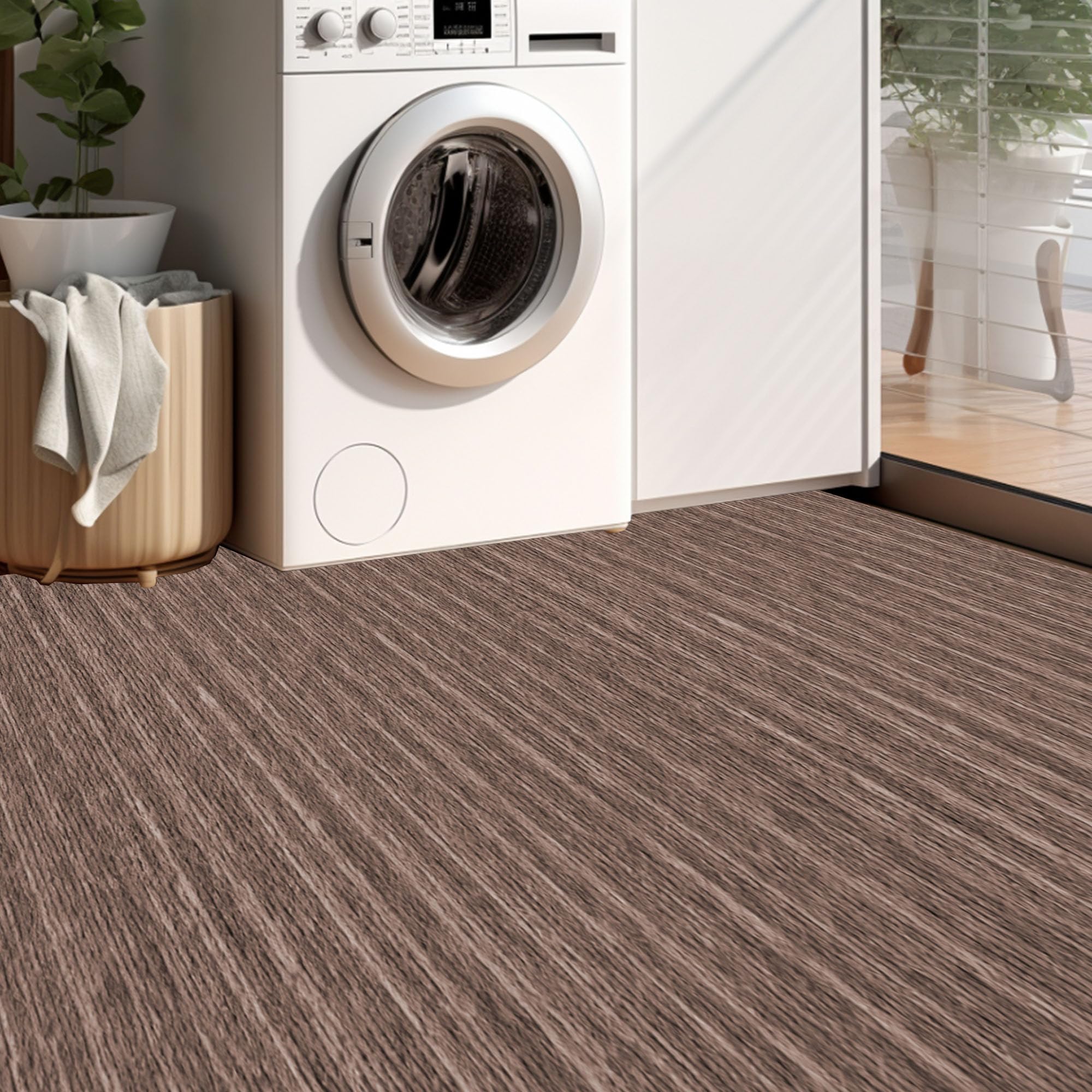 Feutre aiguilleté isolation froid et tapis phonique marron 150 x 910 cm pour grand bureau