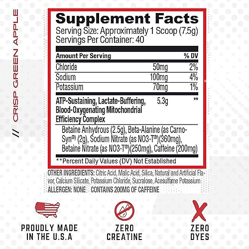 Miniatura 3 de Purus Labs Polvo potenciador de resistencia condensada y bomba para antes del entrenamiento  Potenciador de óxido nítrico  Energía limpia  Beta